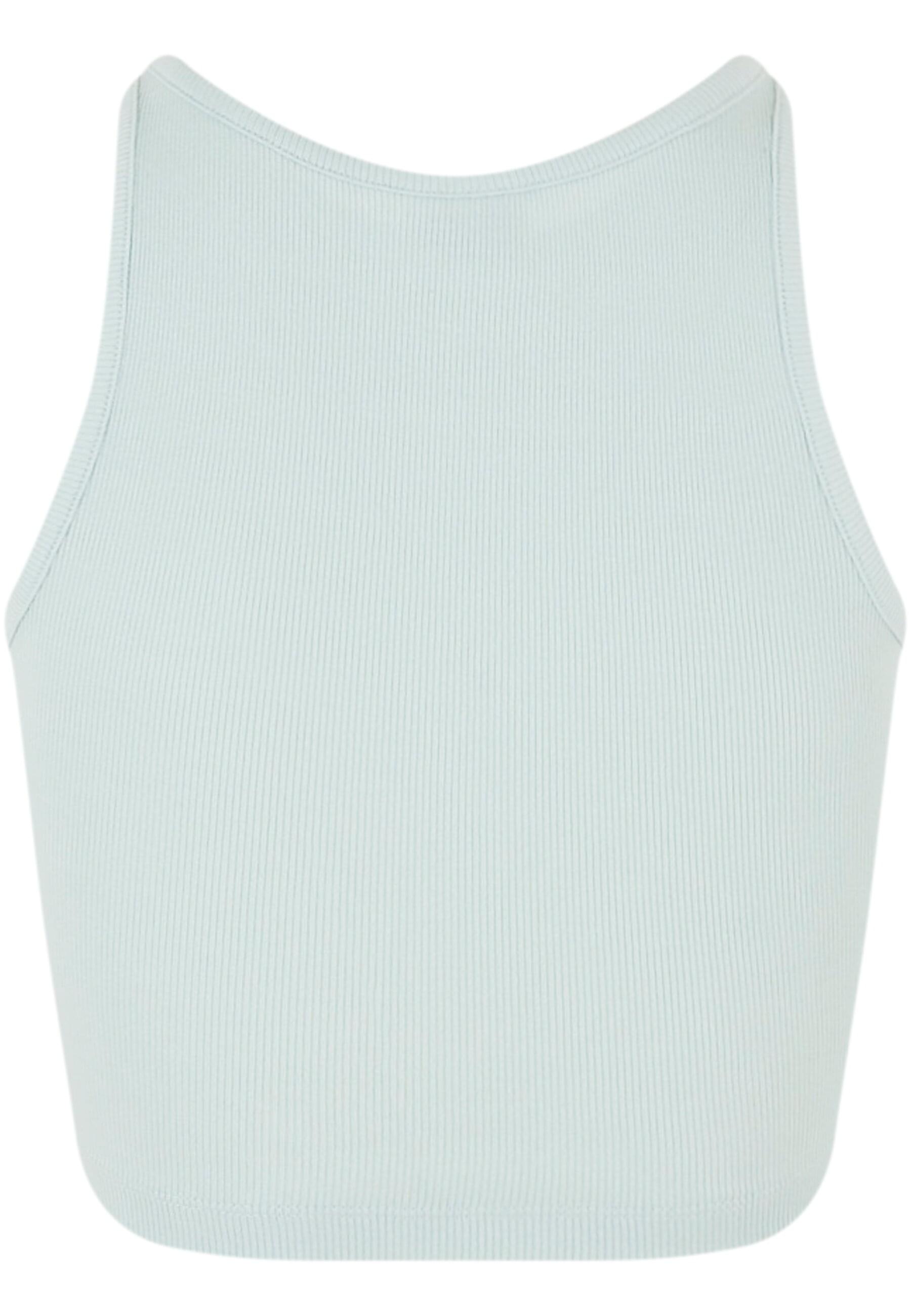 URBAN CLASSICS Muskelshirt "Urban Classics Damen Ladies Organic Cropped Rib günstig online kaufen