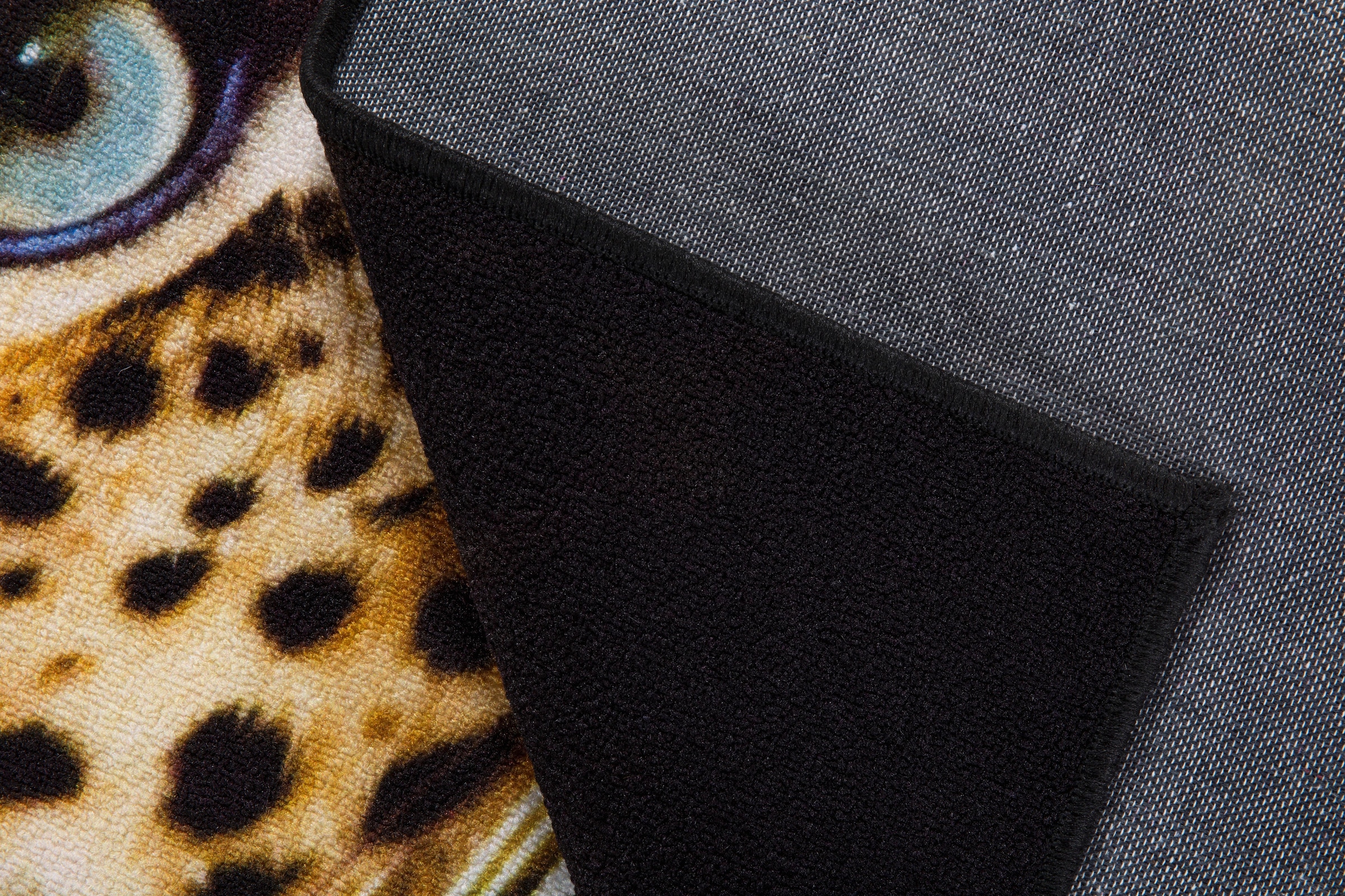 Andiamo Teppich »Leopard«, rechteckig, 4 mm Höhe, bedruckt, Motiv Leopard, ideal im Wohnzimmer & Schlafzimmer