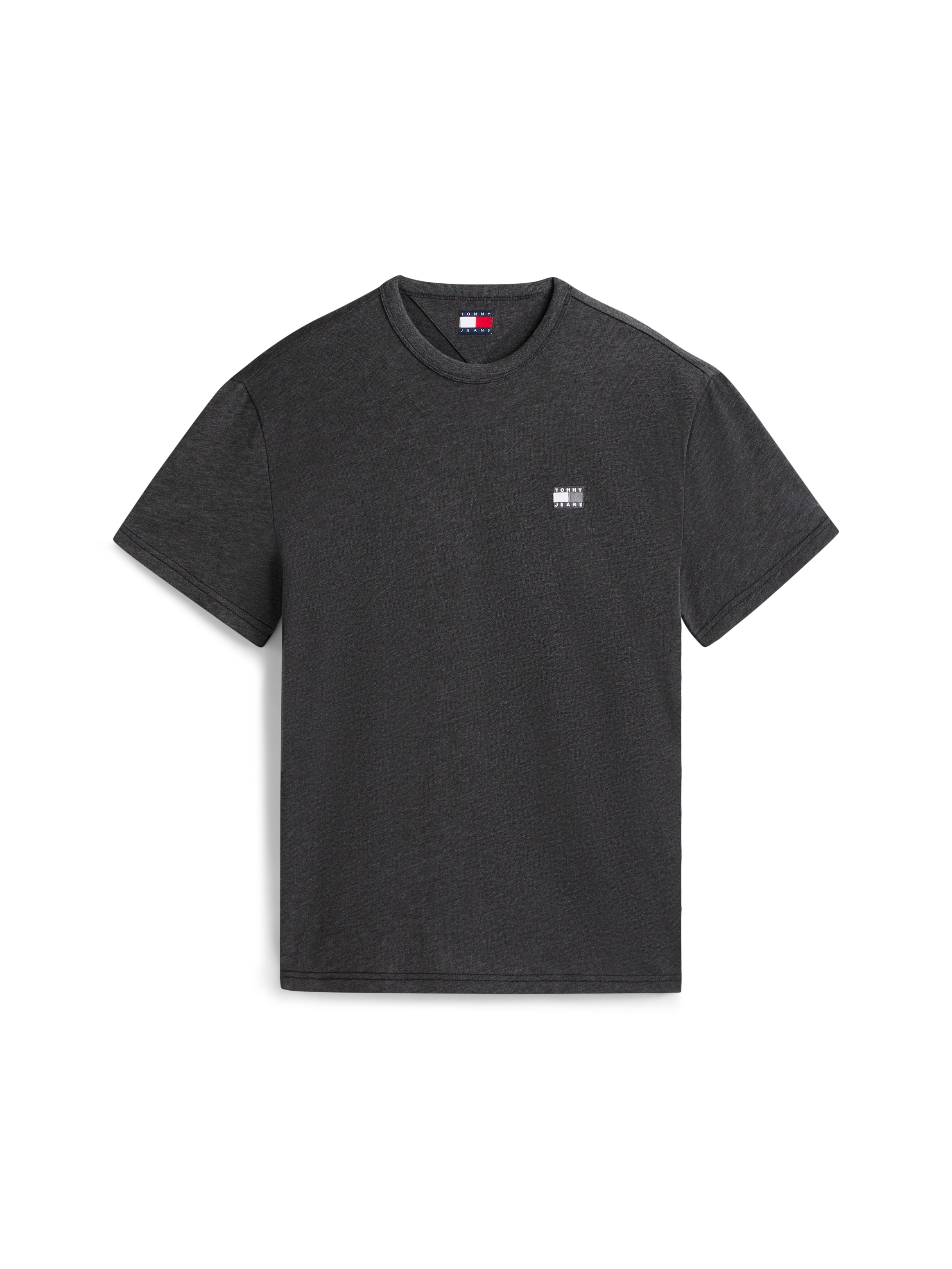 Tommy Jeans T-Shirt »TJM REG BADGE« Rundhals, Jersey, meliert, regular fit