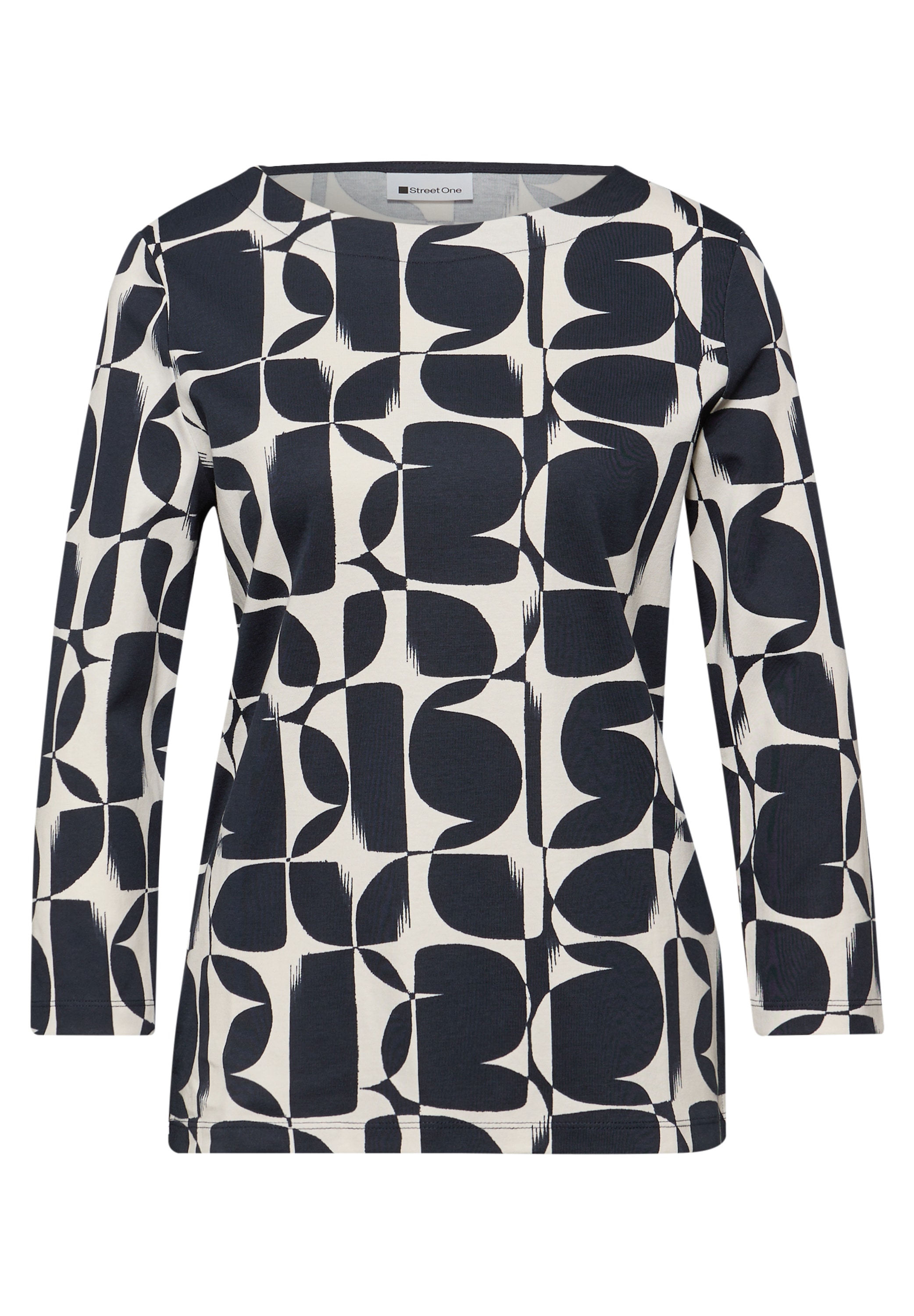STREET ONE Langarmshirt mit 3/4 Ärmeln