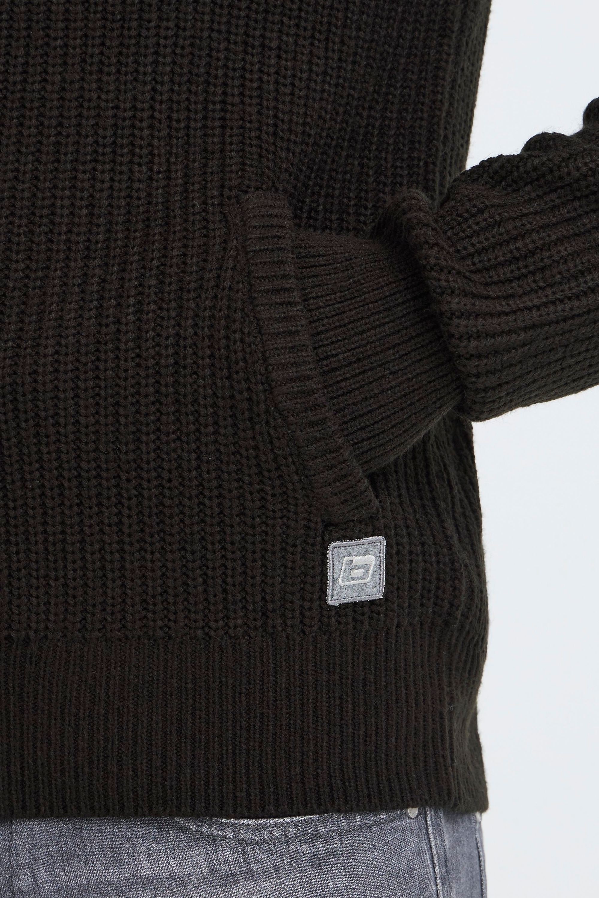 Blend Strickjacke »BHRibes« Schicke Zip-Jacke mit Eingrifftaschen