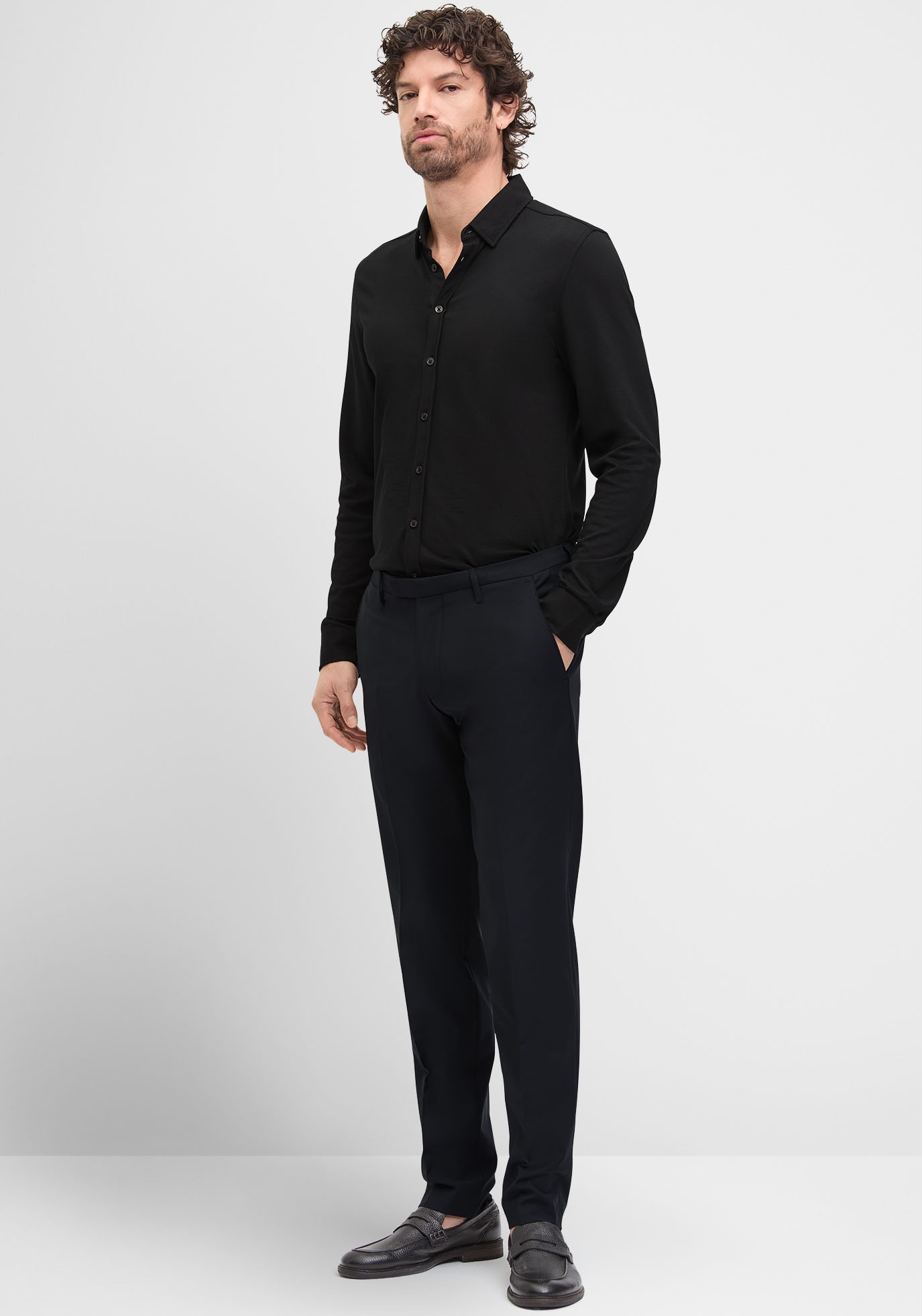 Thumbnail - Cinque Businesshemd "CIRONI" bügelfreie Piquet Qualität, Leisure-Fit