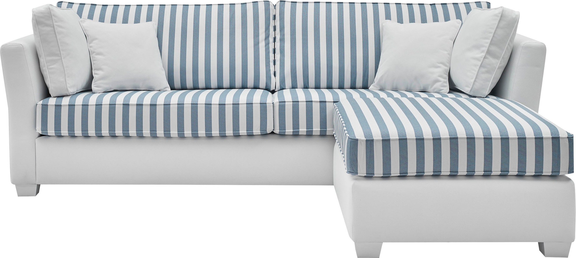 Home affaire Polsterecke "CALIFORNIA" maritimer Landhausstil, Ecksofa, Hock günstig online kaufen
