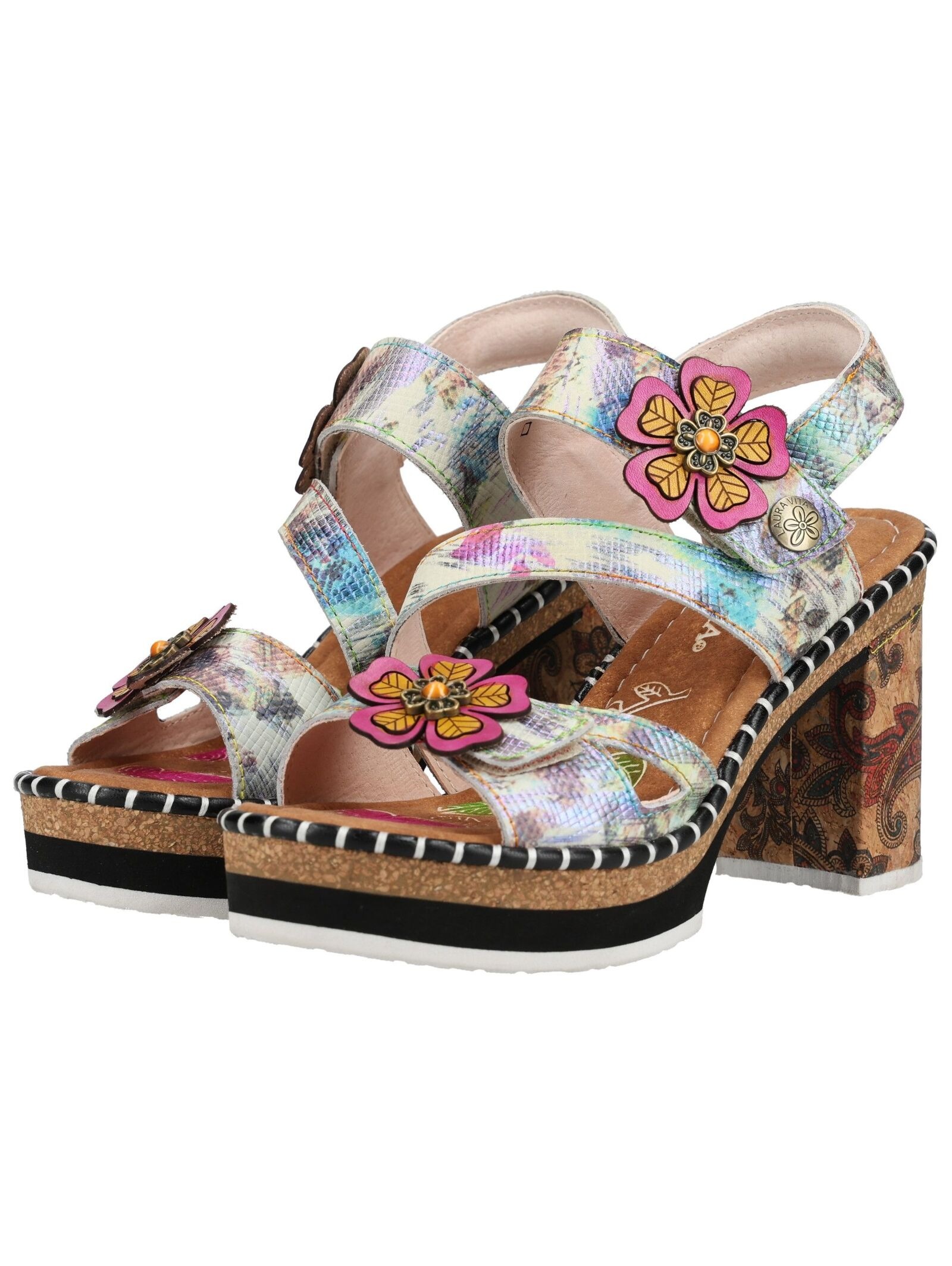 LAURA VITA High-Heel-Sandalette »LAURA VITA Sandalen Leder«