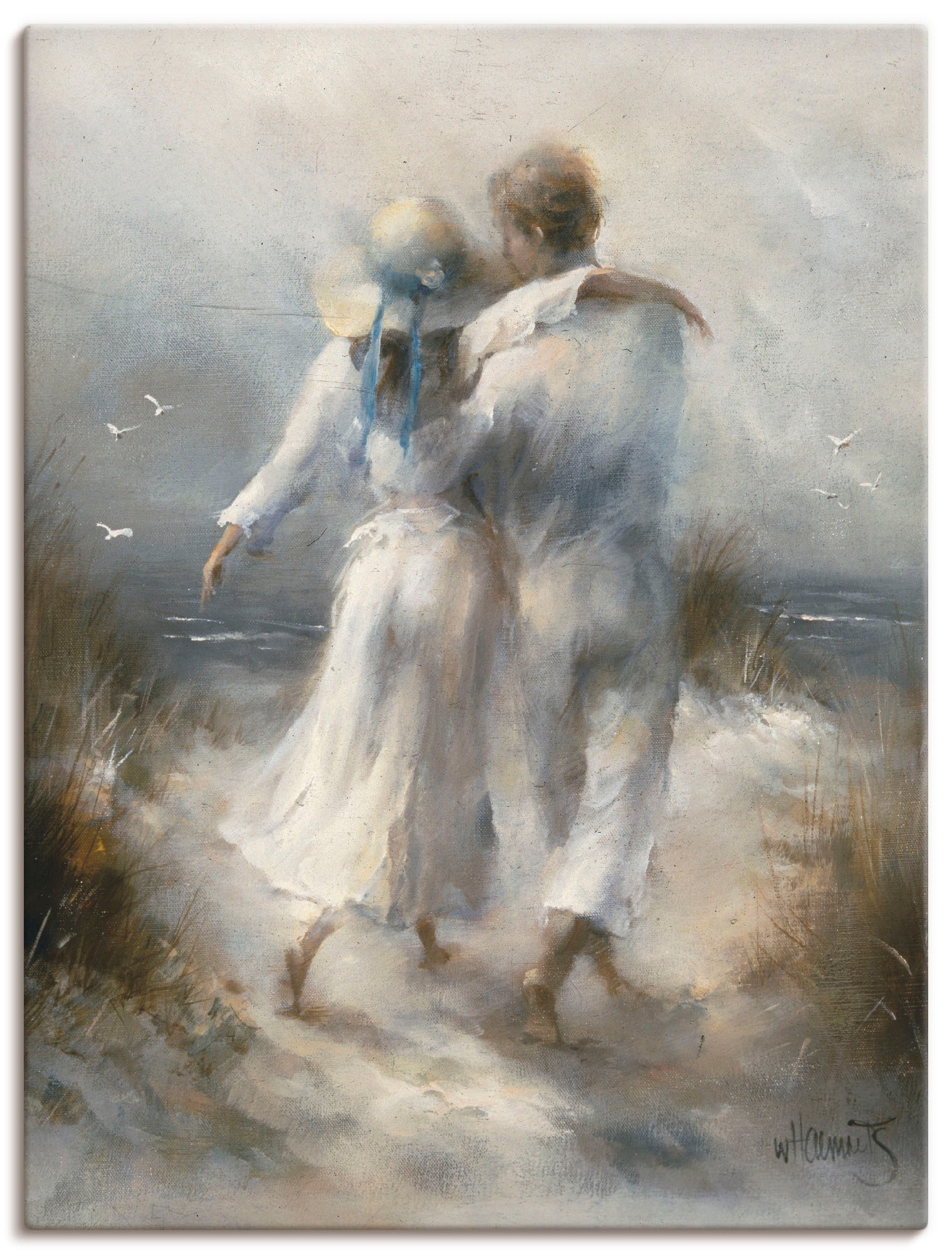 Artland Wandbild "Romantik" Paar 1 Stk. tlg. als Leinwandbild, Poster in ve günstig online kaufen