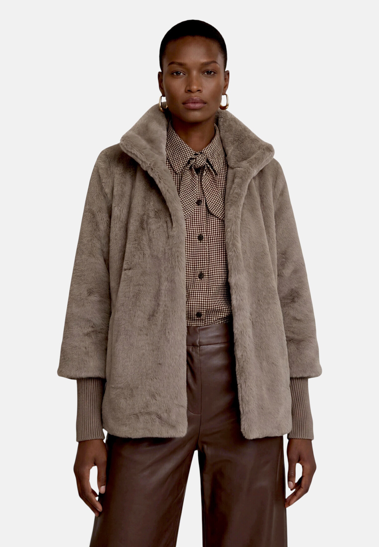 Zero Fellimitatjacke »Damen«
