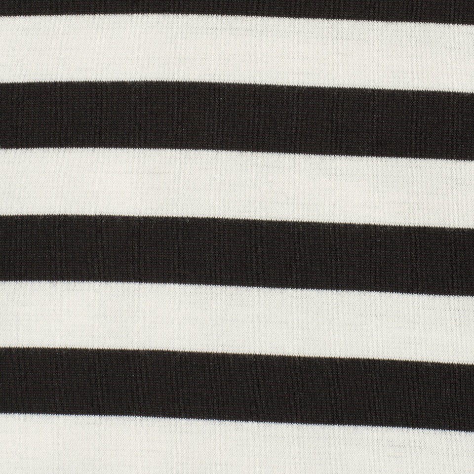 STREET ONE Jerseykleid Ohne Taschen im Streifendesign