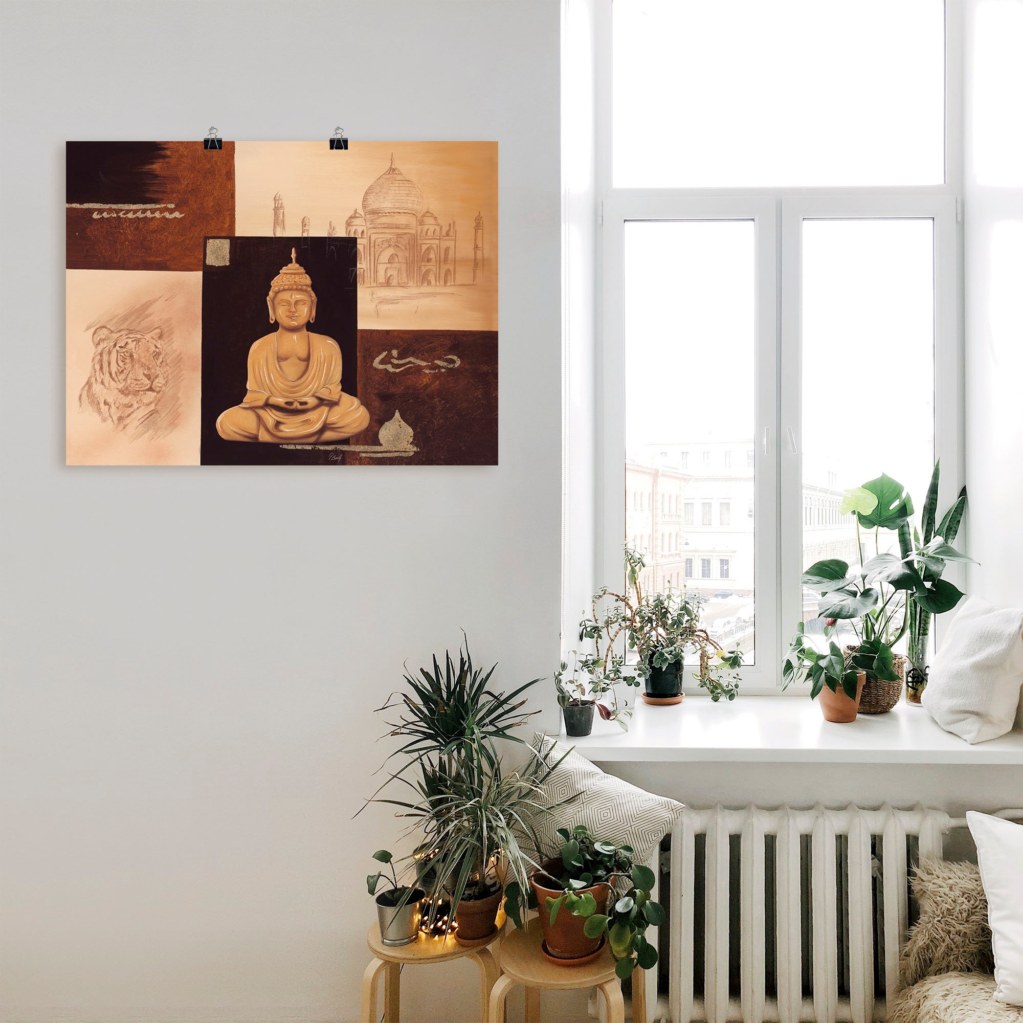 Artland "Indisches Gefühl II" Religion 1 Stk. tlg. ohne Rahmen günstig online kaufen