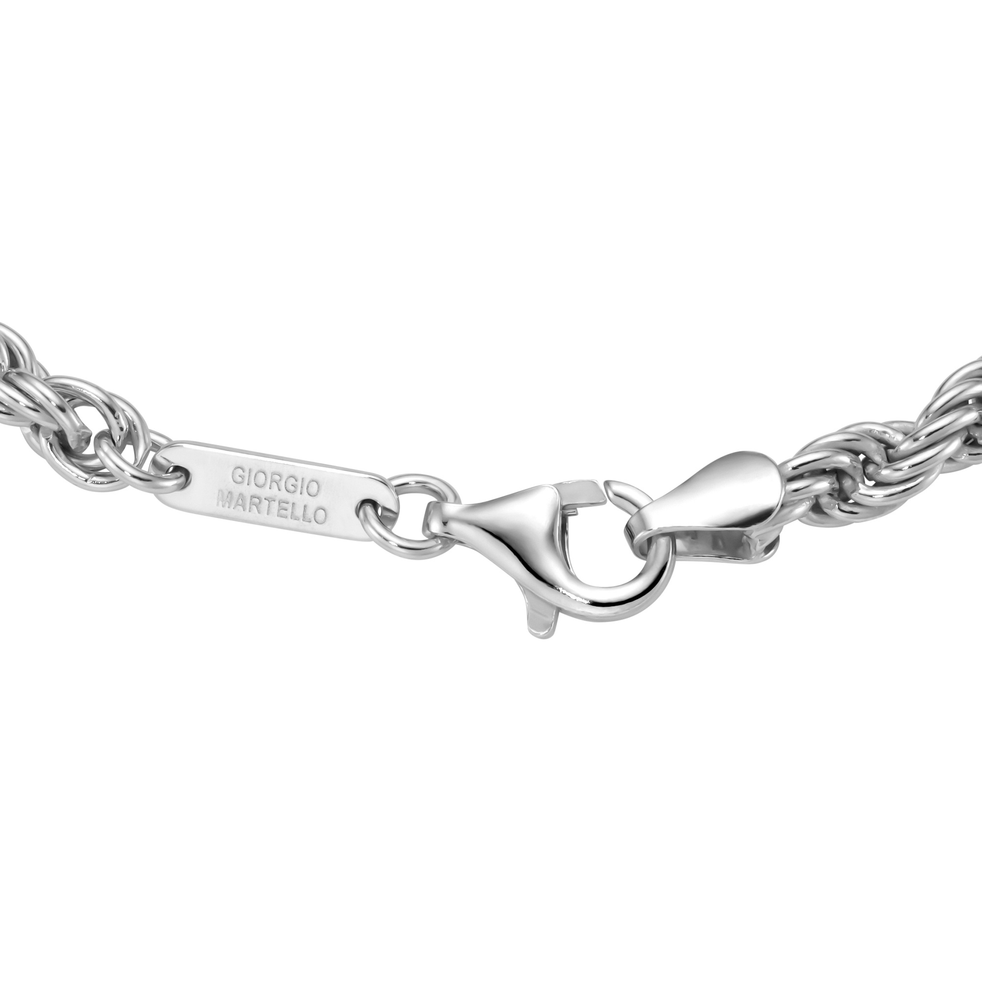GIORGIO MARTELLO MILANO Armband »Kordelkette massiv, Silber 925«