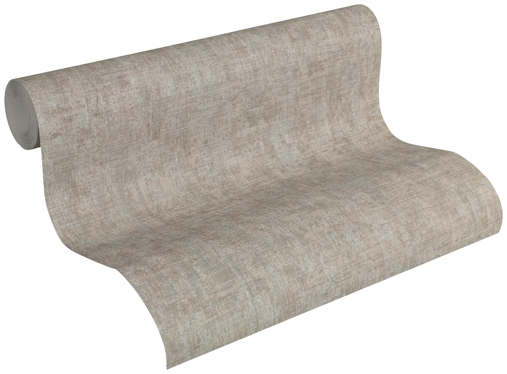 A.S. Création Vliestapete »Greenery in Vintage Optik« uni Strukturtapete