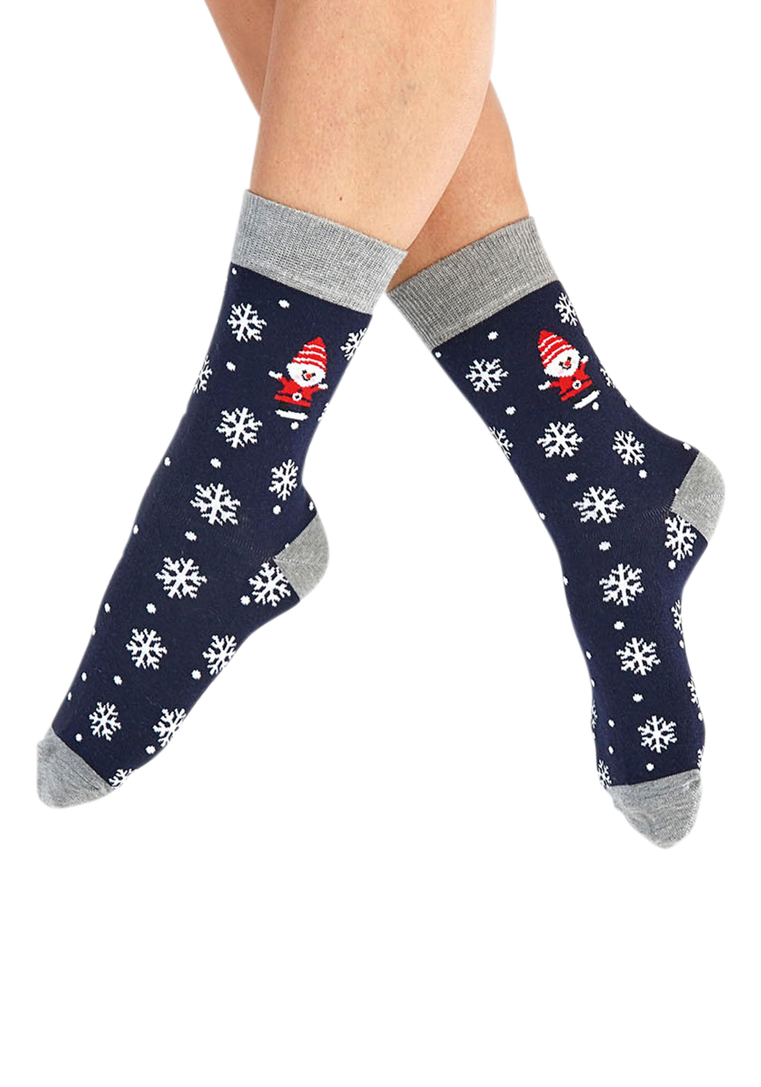 Thumbnail - H.I.S Socken Packung, 3 Stk. tlg. mit Weihnachts-Design