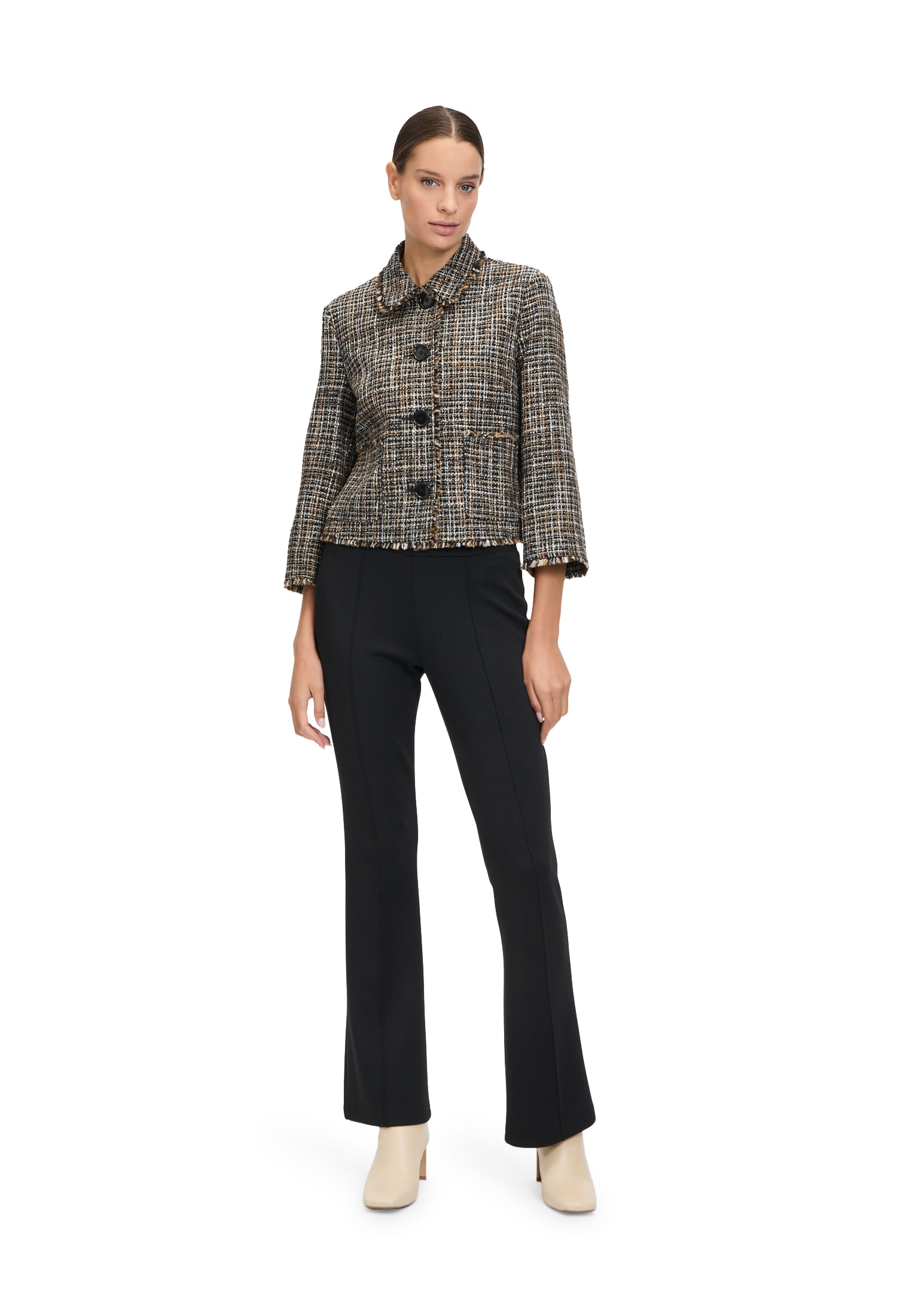 Betty Barclay Jackenblazer »Betty Barclay Casual-Blazer mit Fransen«, Material