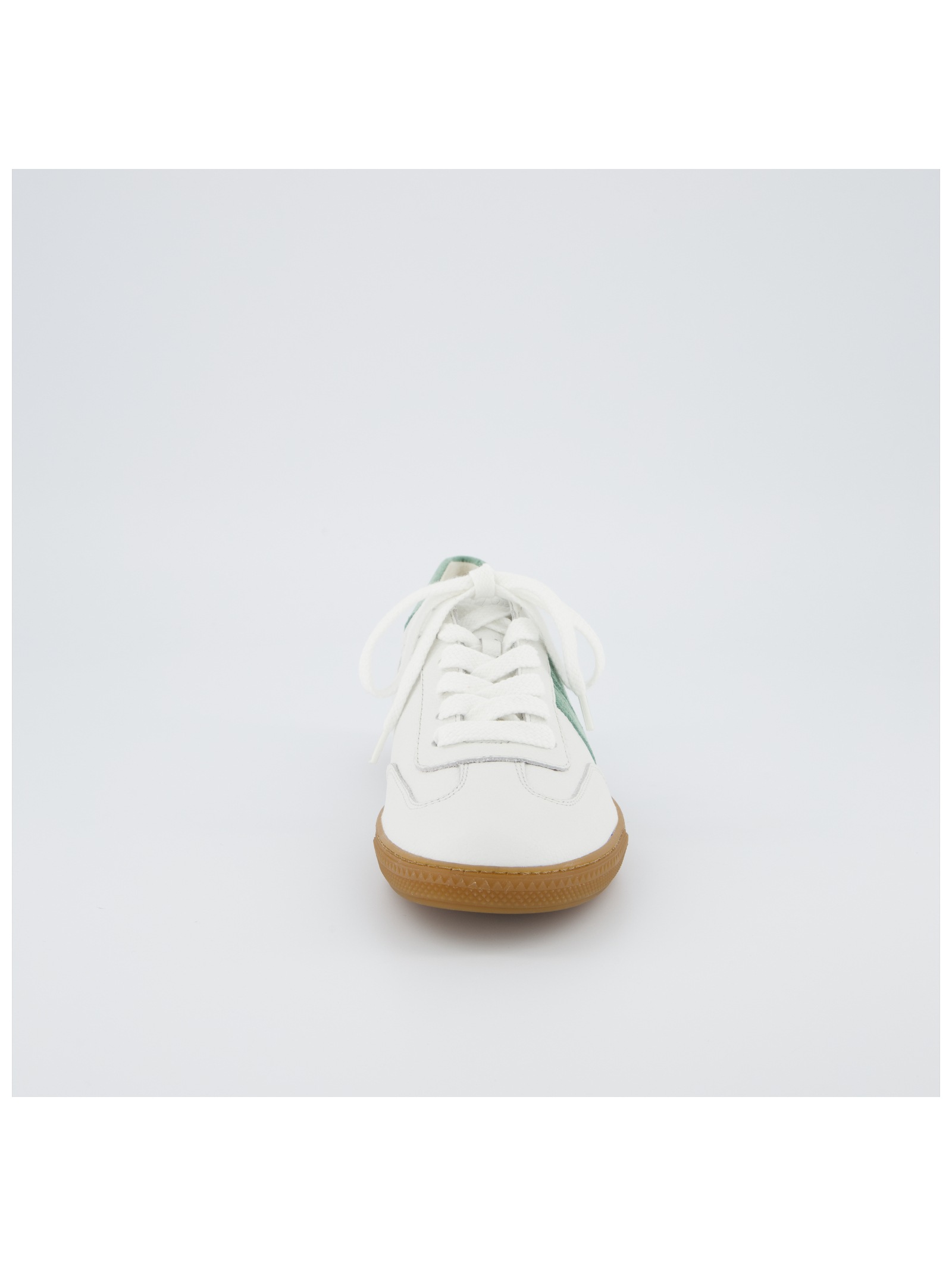Sneaker PAUL GREEN "Paul Green Sneaker Leder", Damen, Gr. 40, weiß (weiß, grün), Leder, Schuhe Sneaker 2