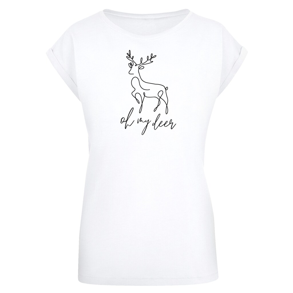 F4NT4STIC T-Shirt »Winter Christmas Deer«