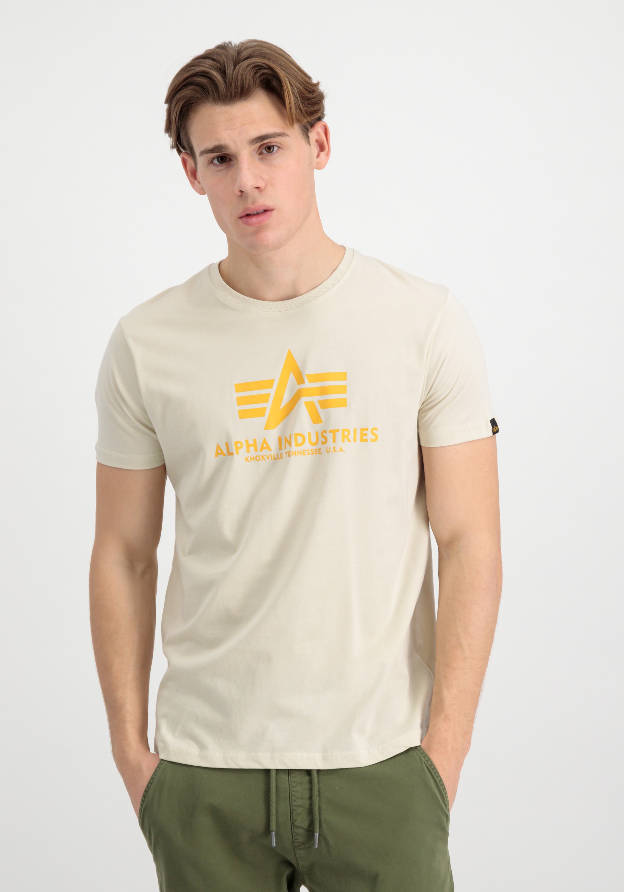 Alpha Industries T-Shirt "Alpha Industries Men - T-Shirts Basic T-Shirt BL" günstig online kaufen