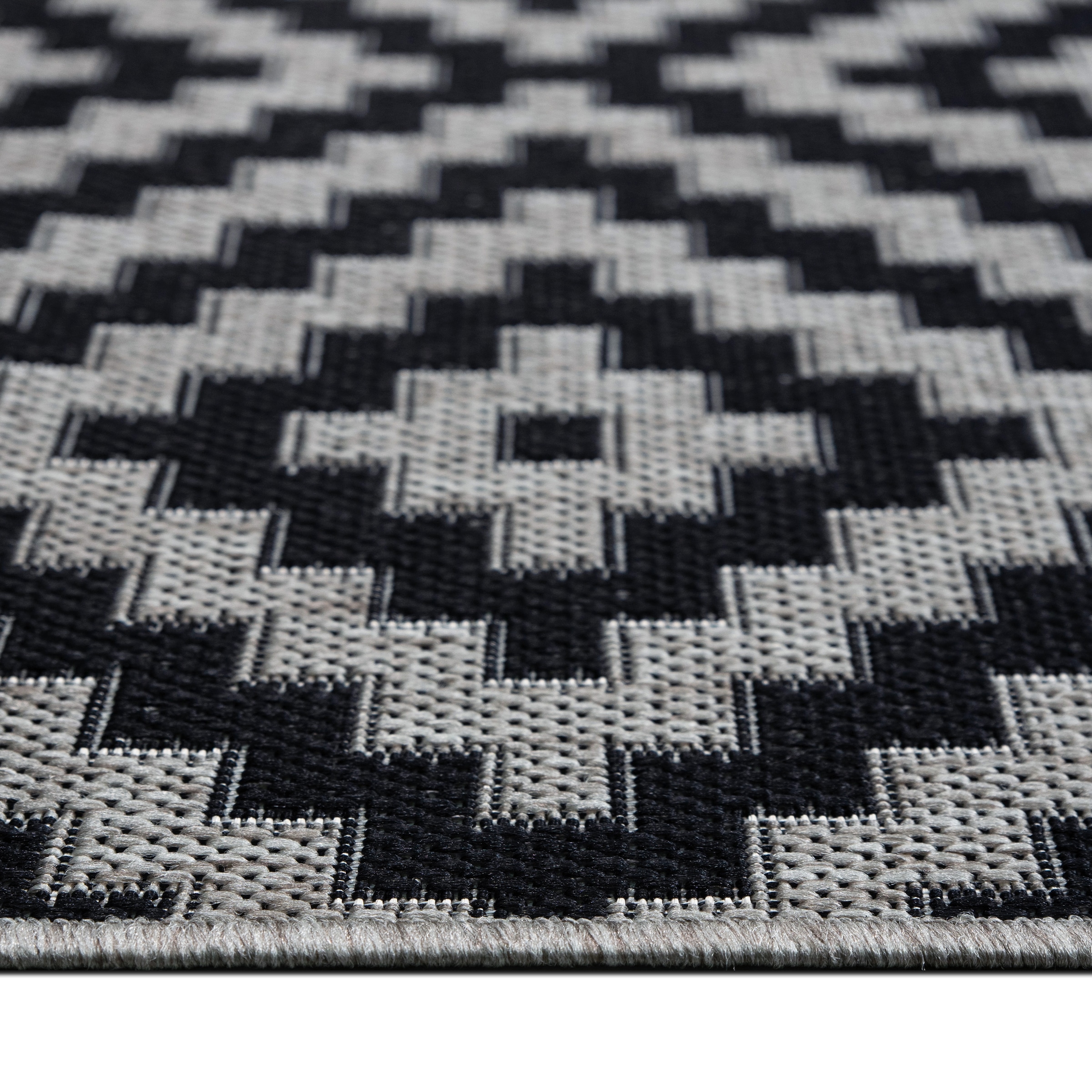 my home Teppich »Cordoba auch als Läufer erhältlich«, rechteckig, 3 mm Höhe, In- und Outdoor geeignet, Sisal-Optik, Wetterfest & UV-beständig, Boho