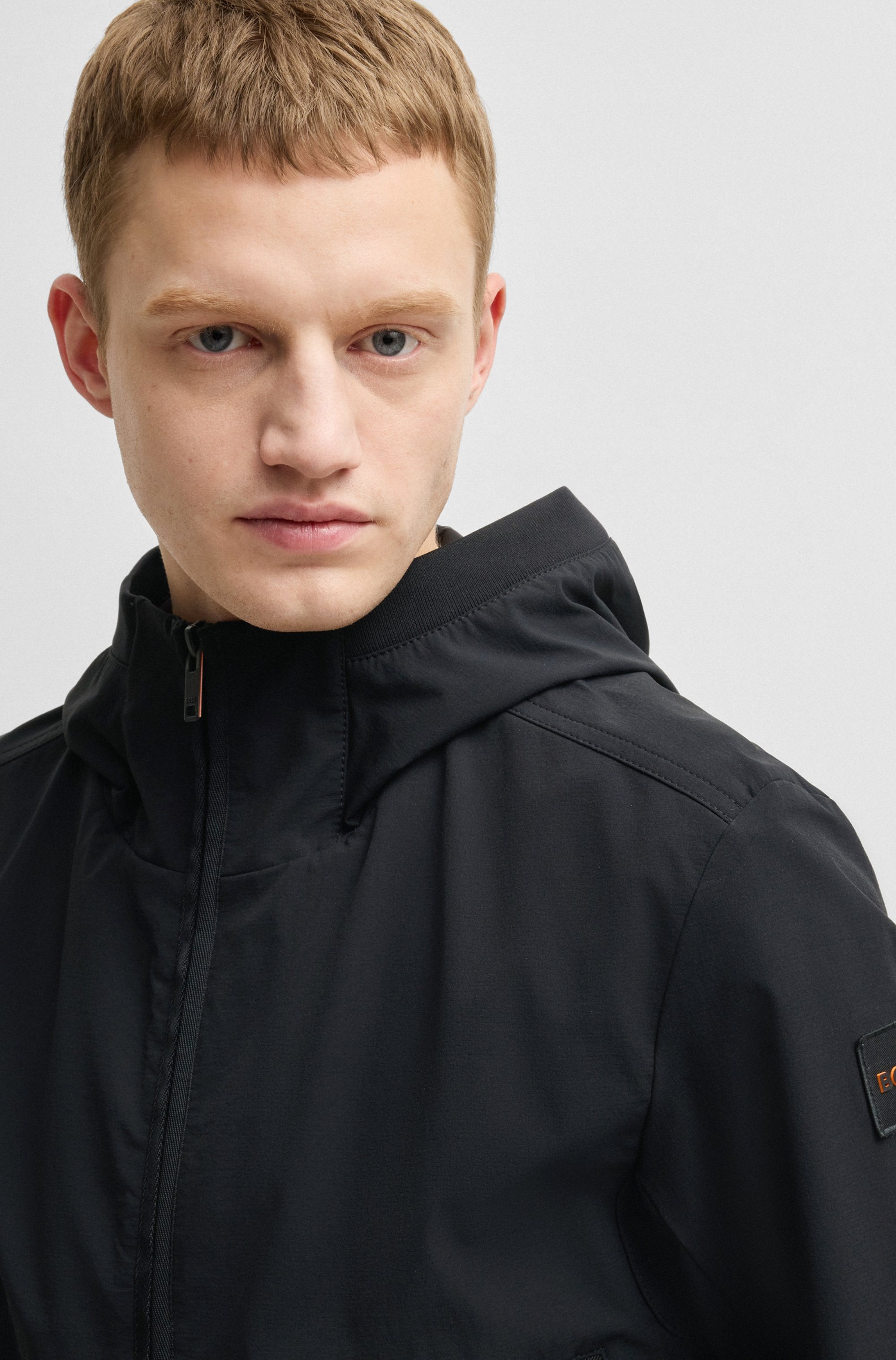 BOSS ORANGE Outdoorjacke »Oloco«, mit Kapuze, mit Kapuze