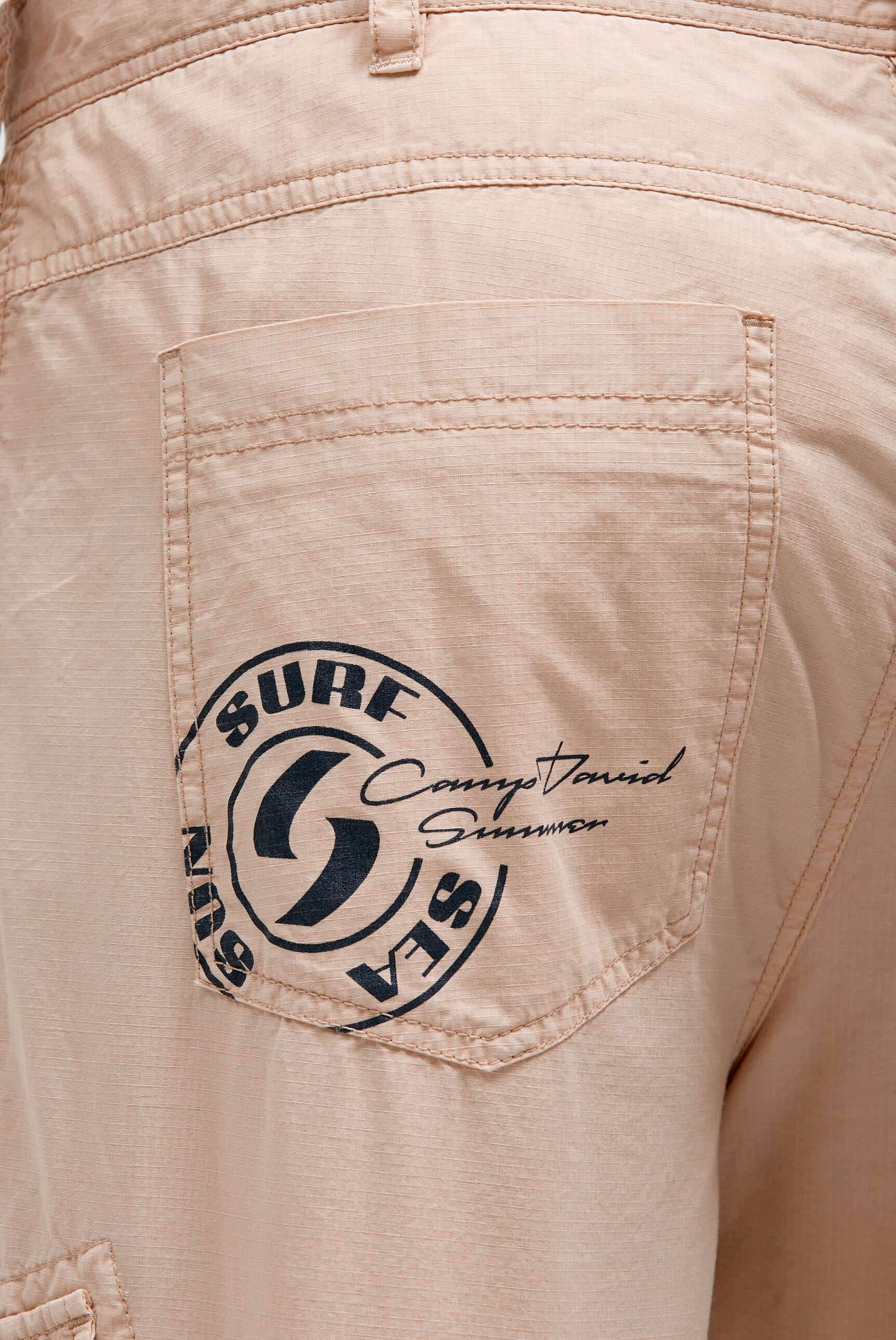 CAMP DAVID Shorts  aus Baumwolle