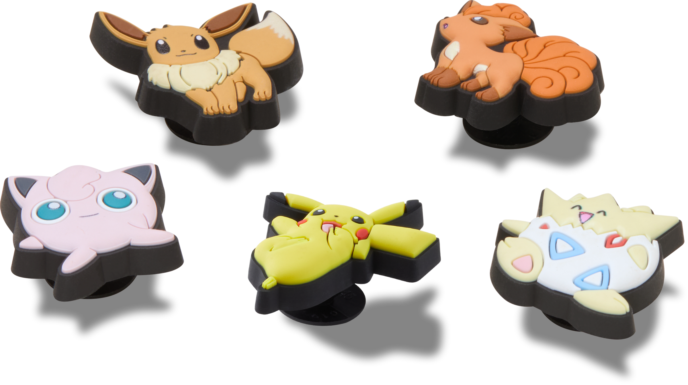 Crocs Schuhanstecker »Jibbitz "Pokemon Character"« Set, Kein Spielzeug. Nicht für Kinder unter 3 Jahren geeignet, 5 Pokemon Anstecker