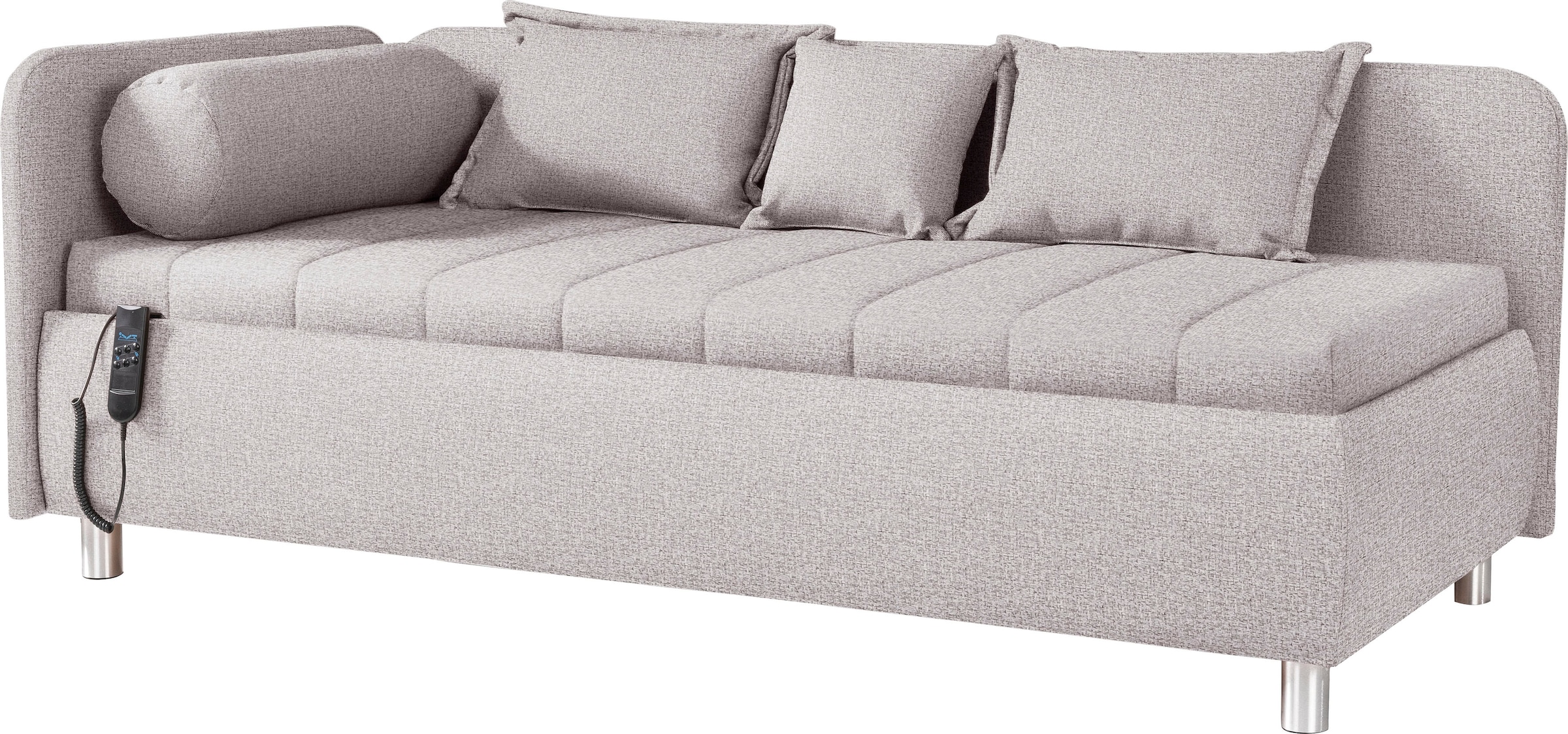 ADA trendline Schlafsofa »Kiana«, Liegefläche 90/200 cm oder 100/200 cm, Bettkasten, Zierkissen-Set