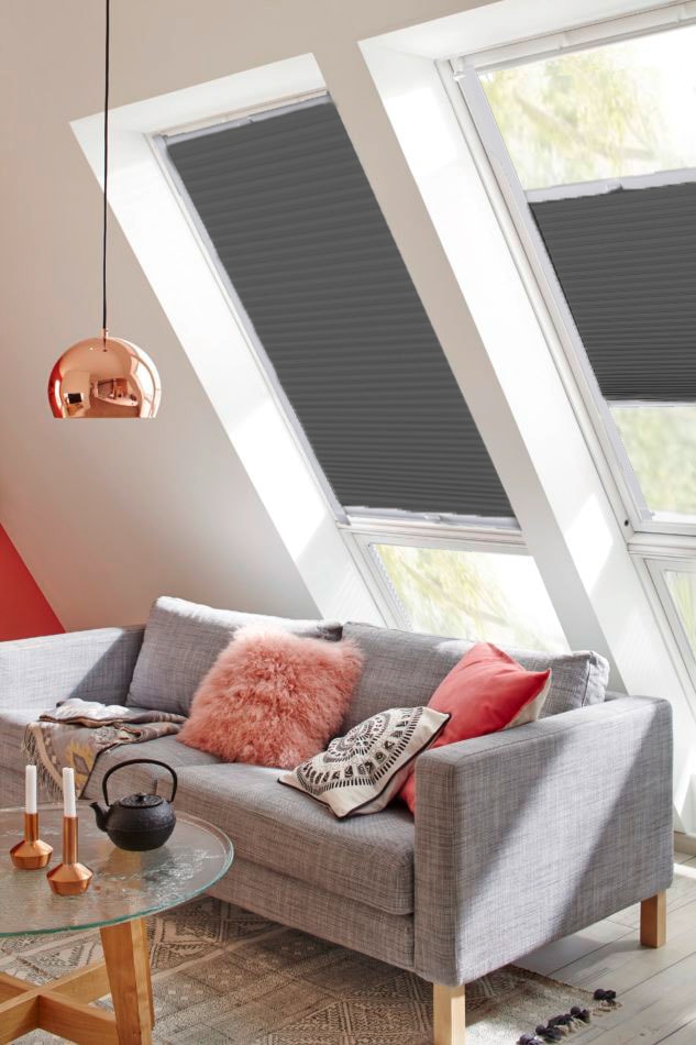 sunlines Dachfensterplissee »StartUp Style Honeycomb TL«, Lichtschutz,  verspannt, mit Führungsschienen bestellen | BAUR