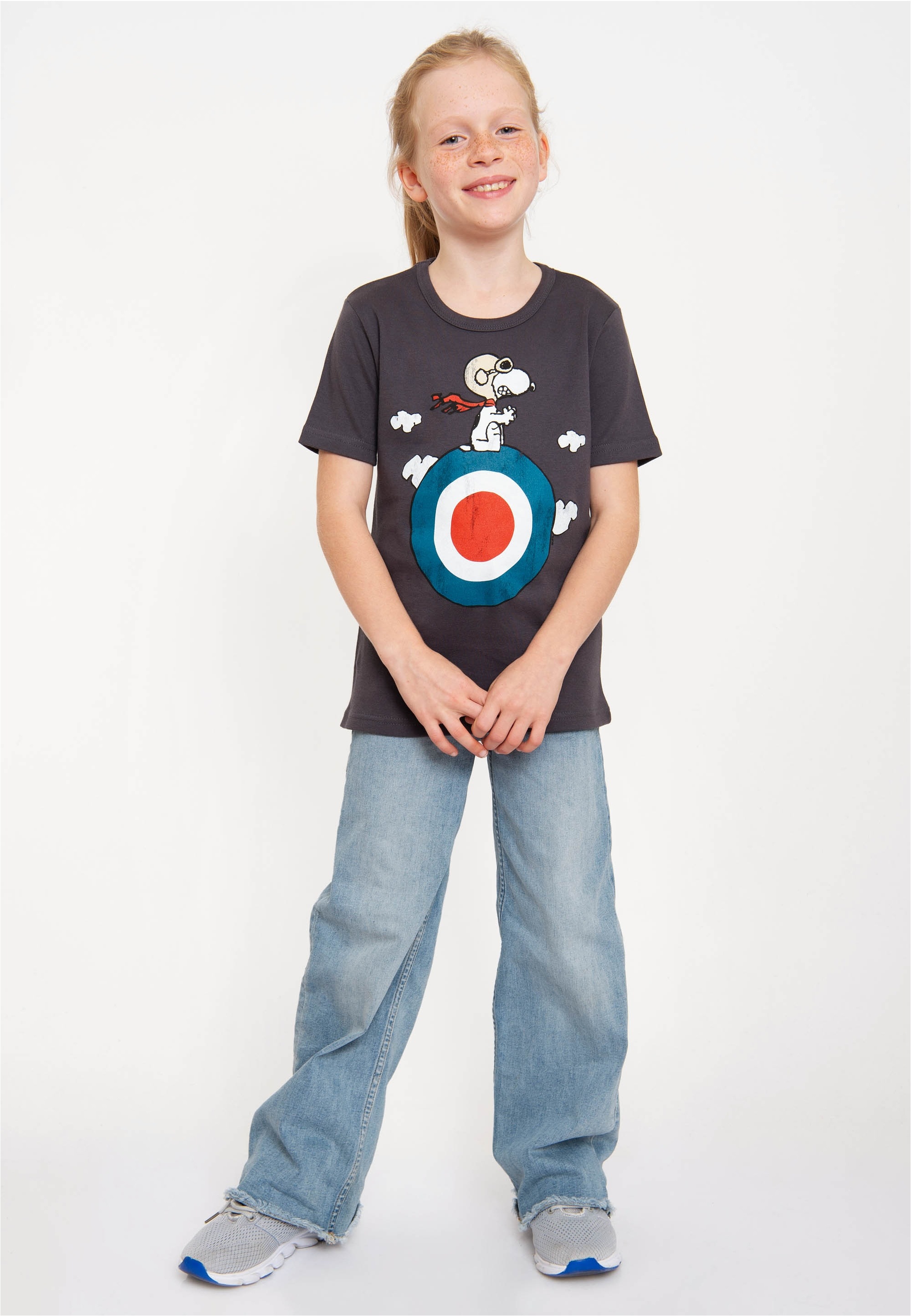 LOGOSHIRT T-Shirt »Snoopy - Target«, mit lizenziertem Originaldesign