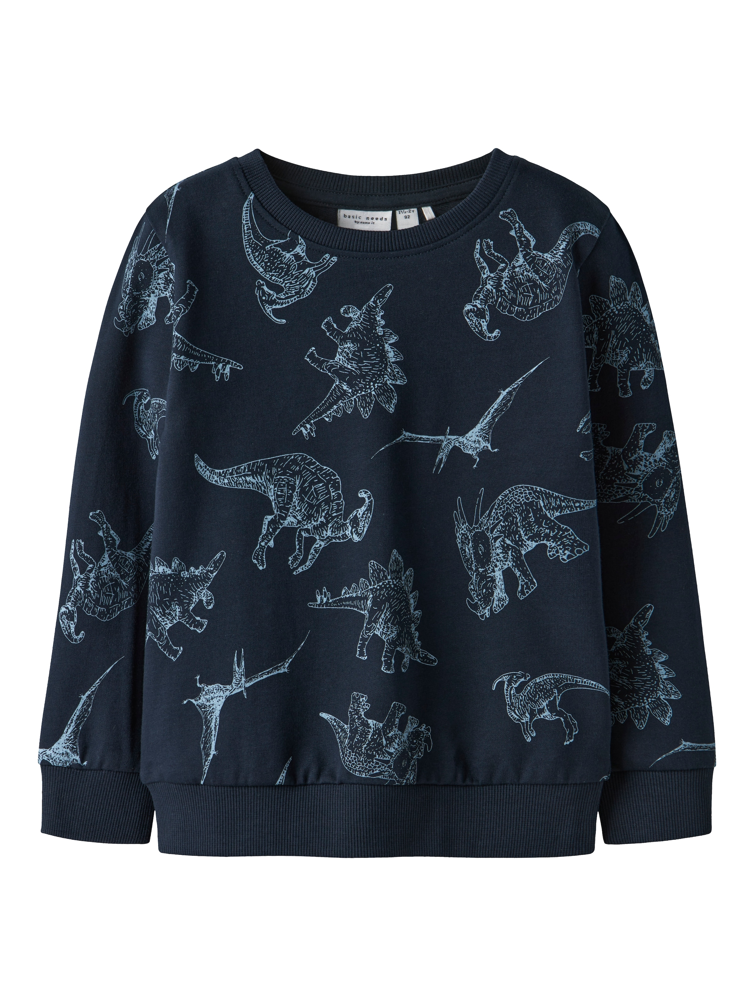 Name It Sweatshirt »NMMVARON LS AOP SWT UNB NOOS«, mit süßem Dino-Alloverprint