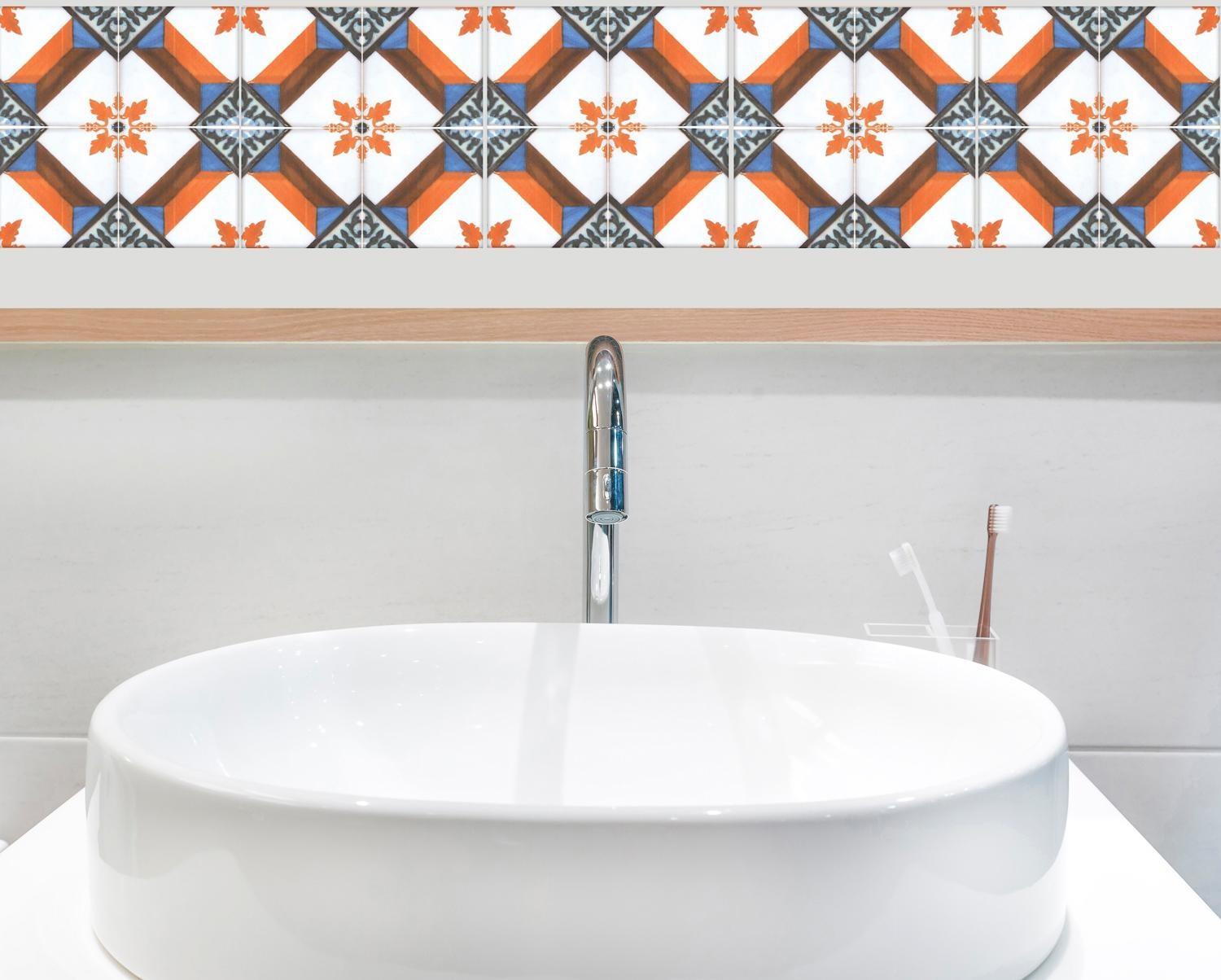 queence Fliesenaufkleber "Unifarben" Stickerfliesen, selbstklebend, Sticker günstig online kaufen