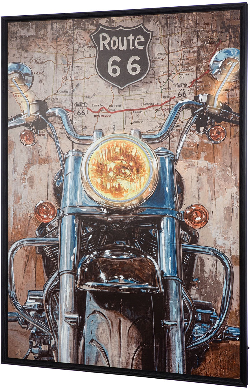 GILDE Leinwandbild »Bild rechteckig Motorcycle« Motorräder 1 Stk. tlg.