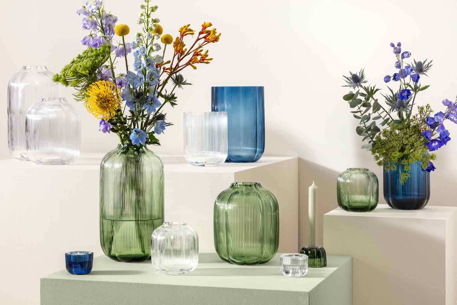 Villeroy & Boch Dekovase »Vasen Fleur 28 cm 2er Set bunt«