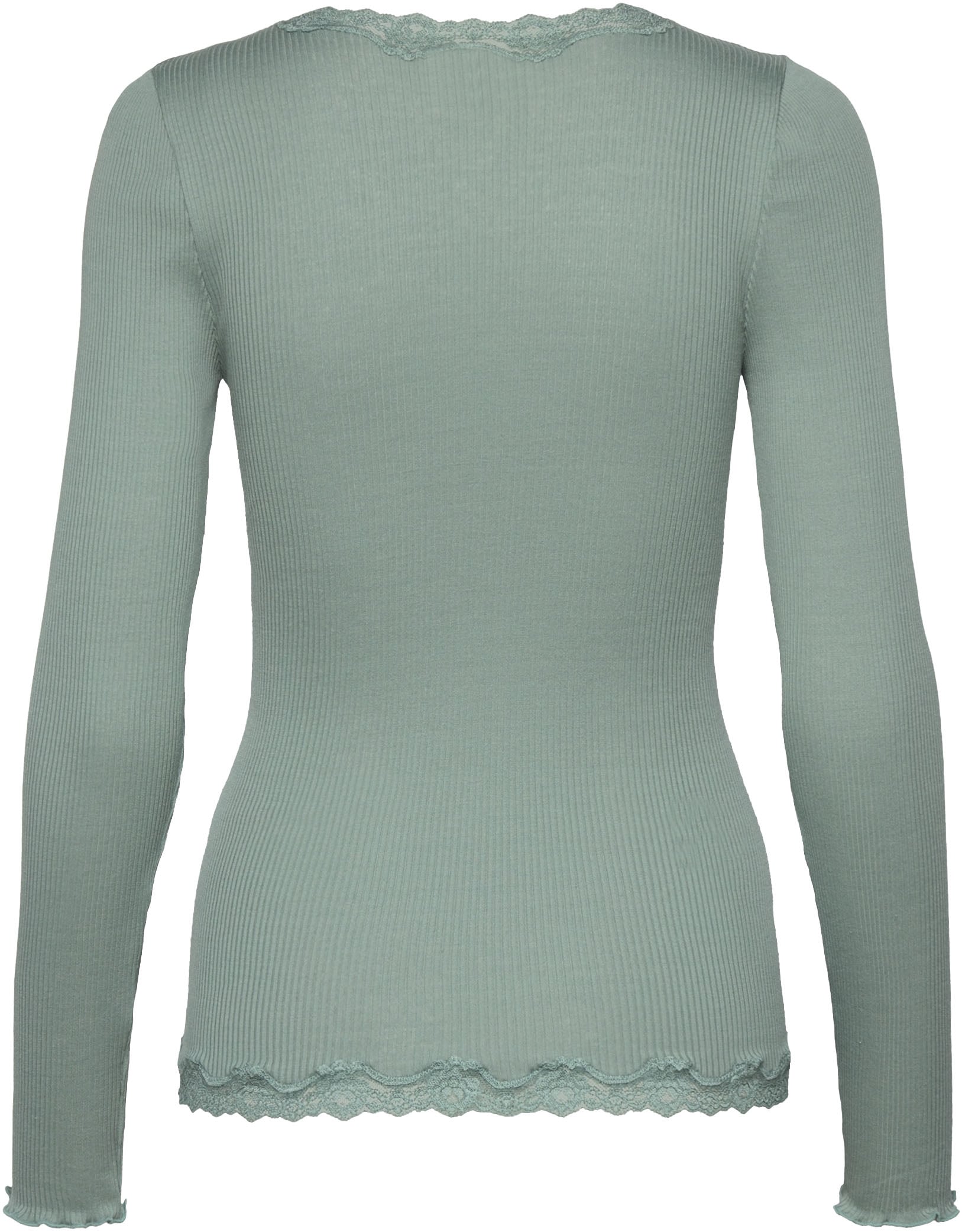 rosemunde Strickjacke »Babette Silk Cardigan«, wunderschöner Vintage-Spitzenbesatz, wertige Perlmuttknopfleiste