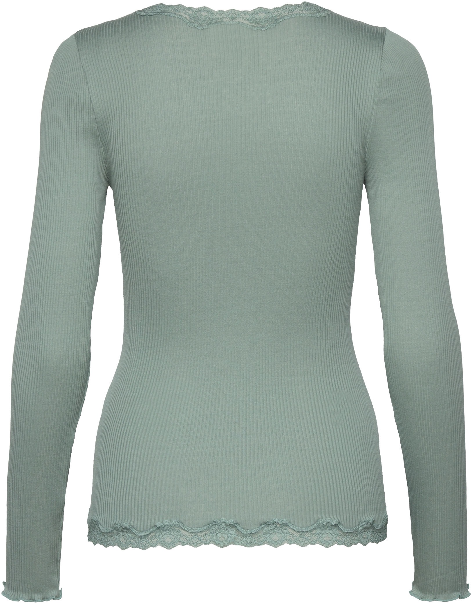 rosemunde Strickjacke "Babette Silk Cardigan" Vintage-Spitzenbesatz, Perlmu günstig online kaufen