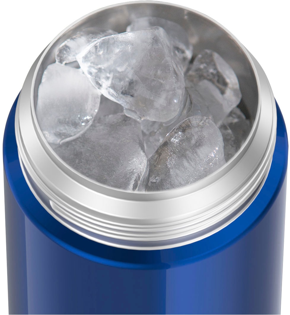 THERMOS Isolierflasche »FUNTAINER STRAW BOTTLE, doppelwandiger Edelstahl, spülmaschinenfest« 0,35l, mit Silikonstrohalm, absolut dicht