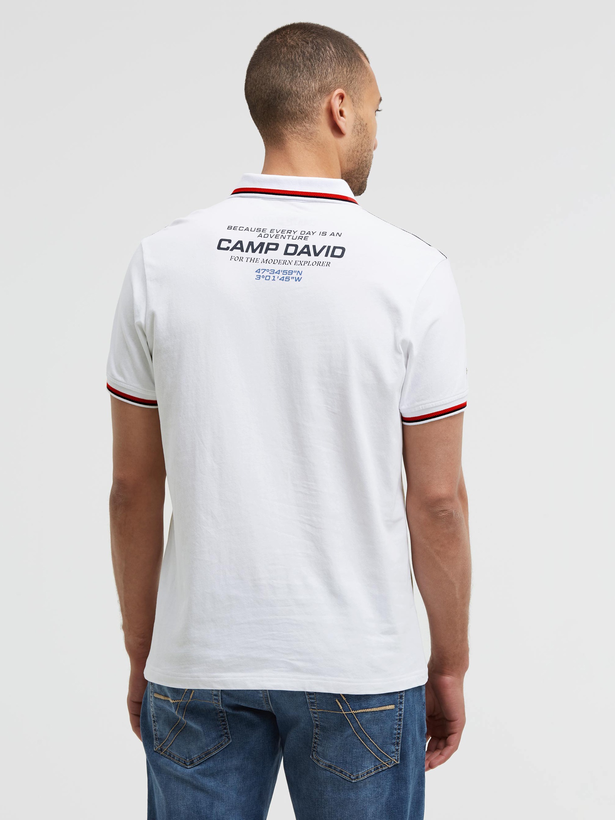 CAMP DAVID Poloshirt aus Baumwolle
