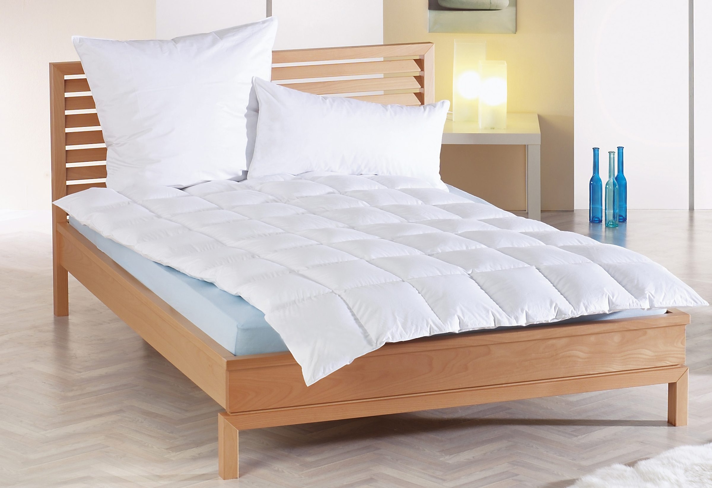 Haeussling Daunenbettdecke + Kopfkissen "Kuscheltraum, Set: Bettdecke 135x2 günstig online kaufen