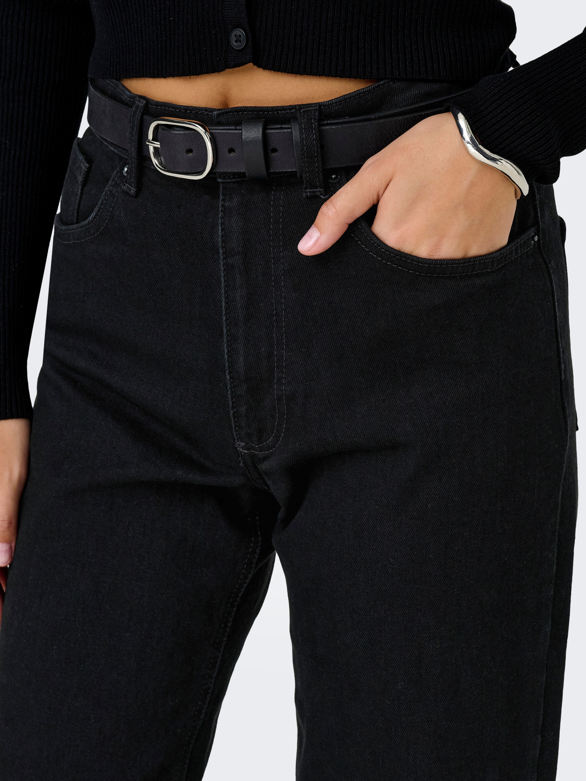 Thumbnail - ONLY High-waist-Jeans "ONLJUICY HW WIDE DNM REA670"