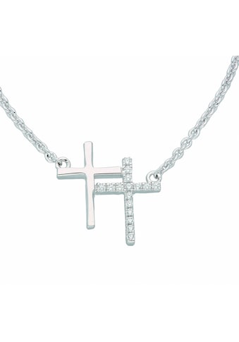 Adelia´s Kette ohne Anhänger »925 Silber Anhänger mit Zirkonia 45 cm - Set mit Halskette« kaufen