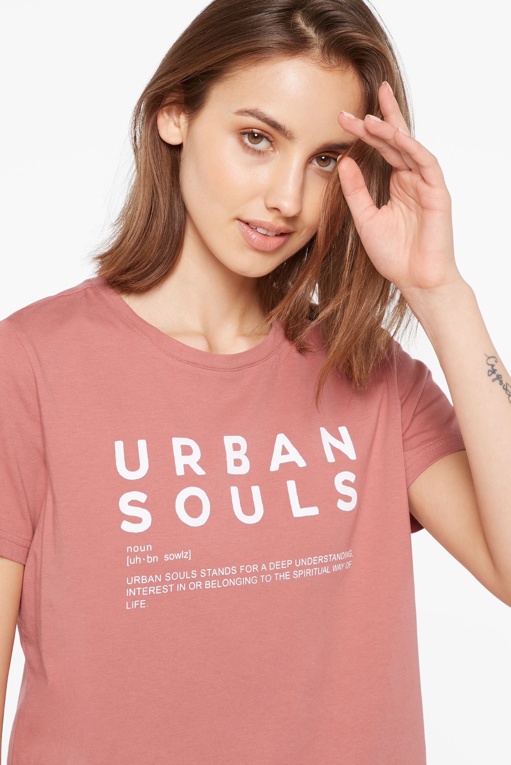 Harlem Soul Rundhalsshirt, mit Baumwolle