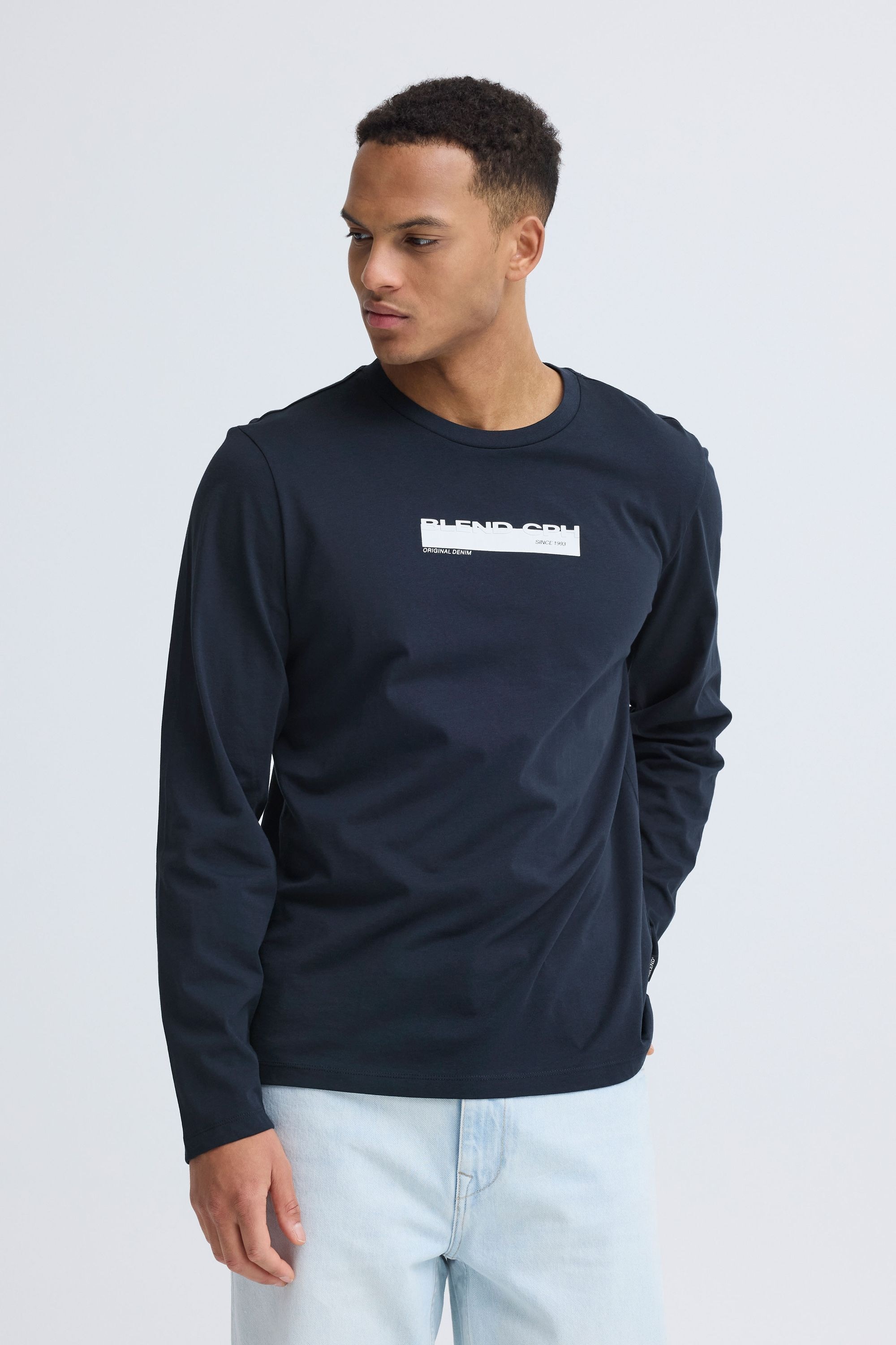 Blend Langarmshirt "BHKemuel" Modernes Langarmshirt mit Print günstig online kaufen