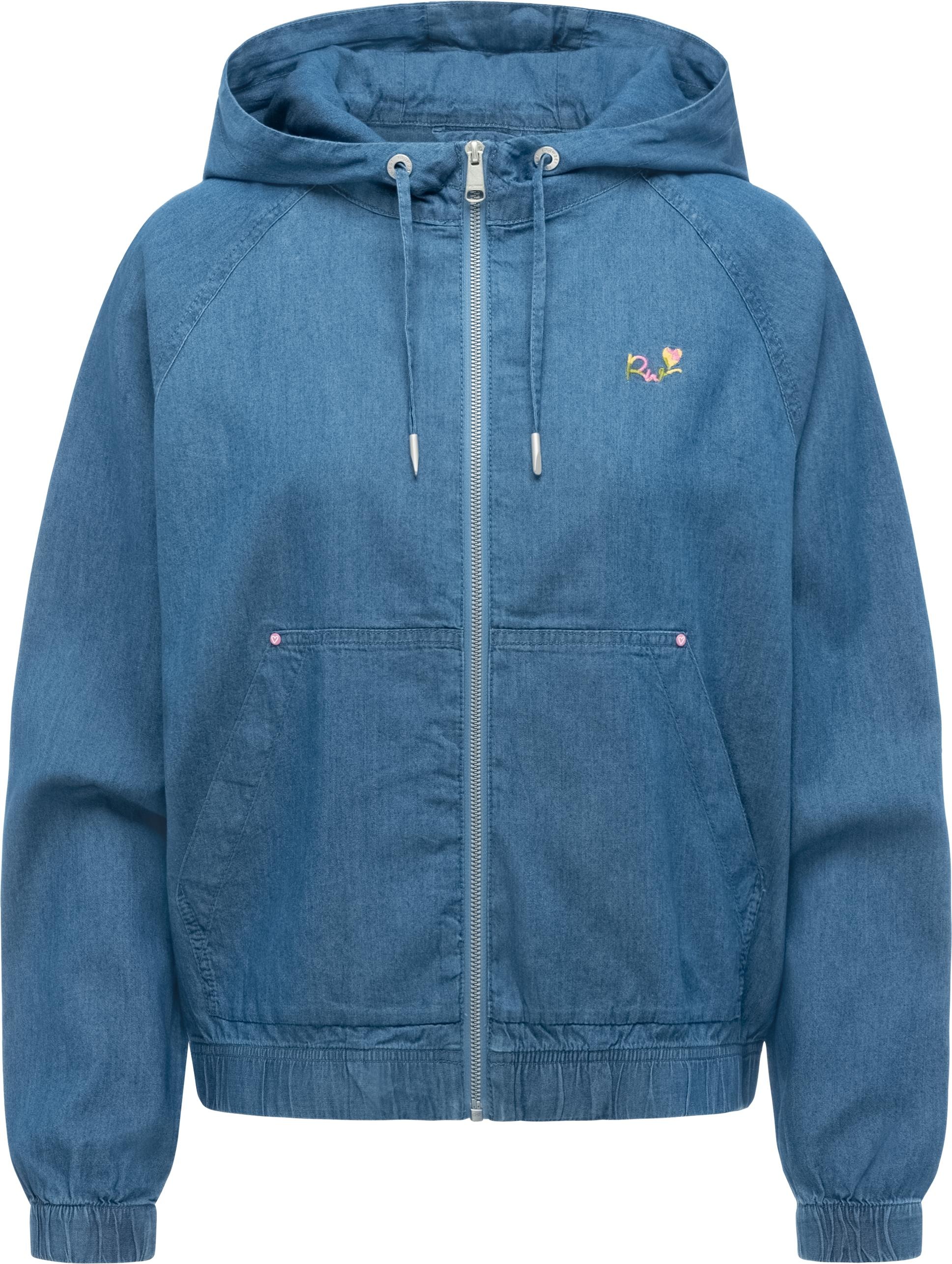 Ragwear Outdoorjacke "Anndra Denim" mit Kapuze Übergangsjacke in Jeans-Optik