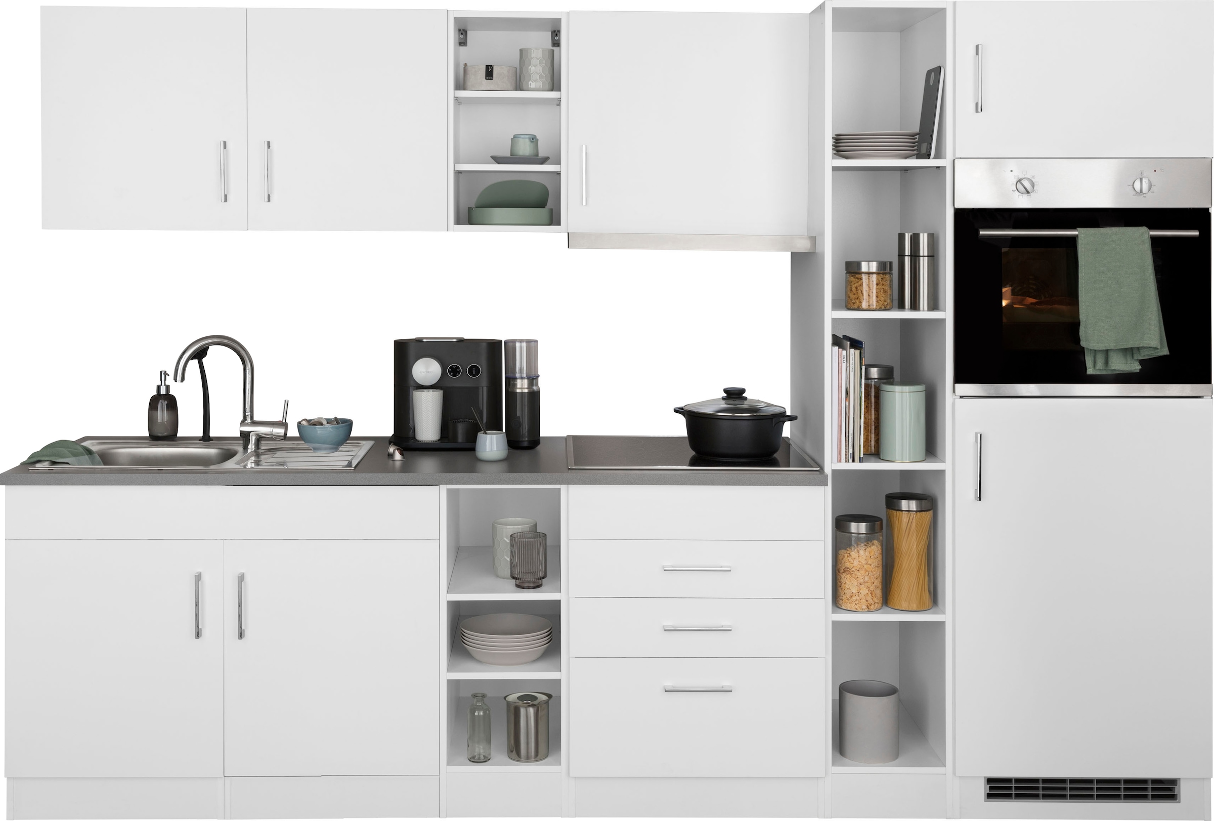 KOCHSTATION Küchenzeile "KS-Paris – Küchen mit einzigartigen Fotomotiven au günstig online kaufen