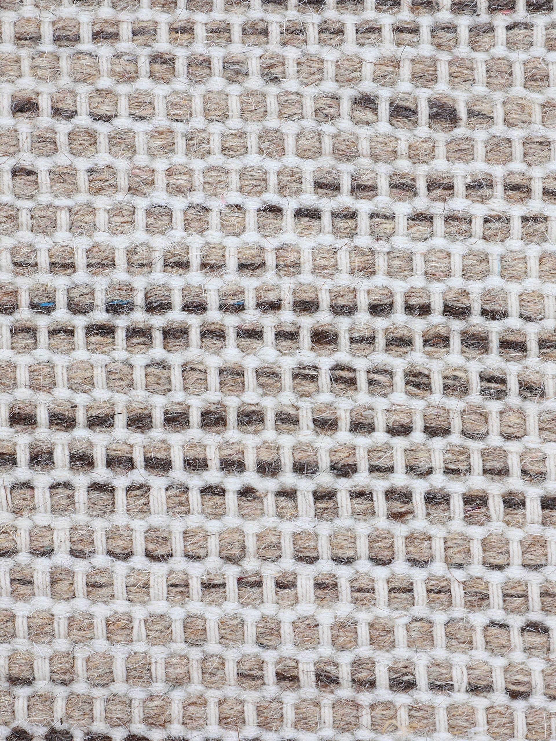 carpetfine Wollteppich »Mona«, rechteckig, 5 mm Höhe, Wolle, Wendeteppich aus Wolle/Baumwolle, Wohnzimmer