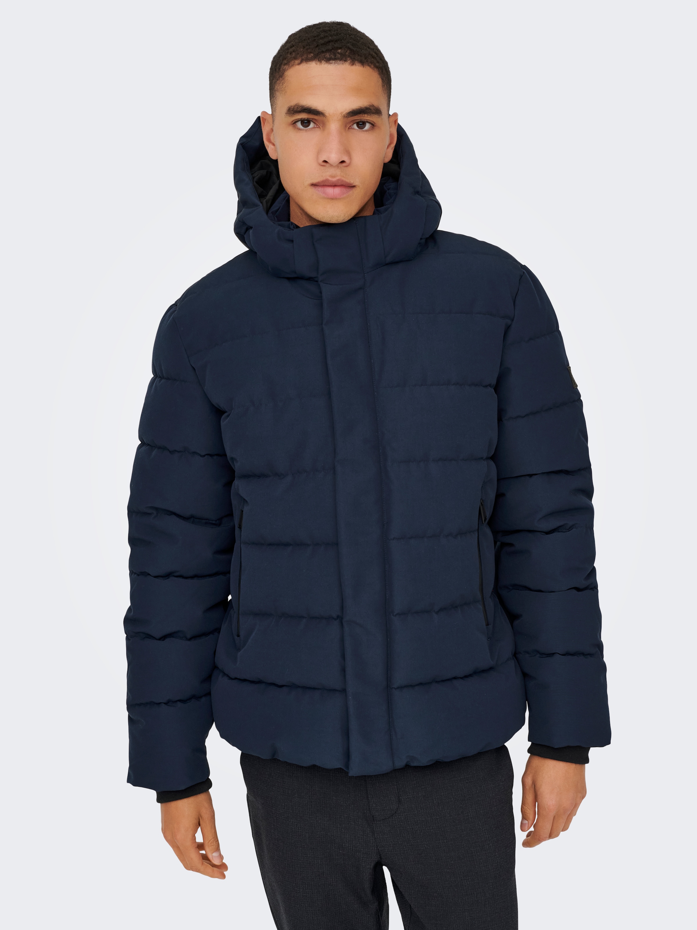 ONLY & SONS Steppjacke "ONSCAYSON PUFFA OTW NOOS" mit Kapuze günstig online kaufen