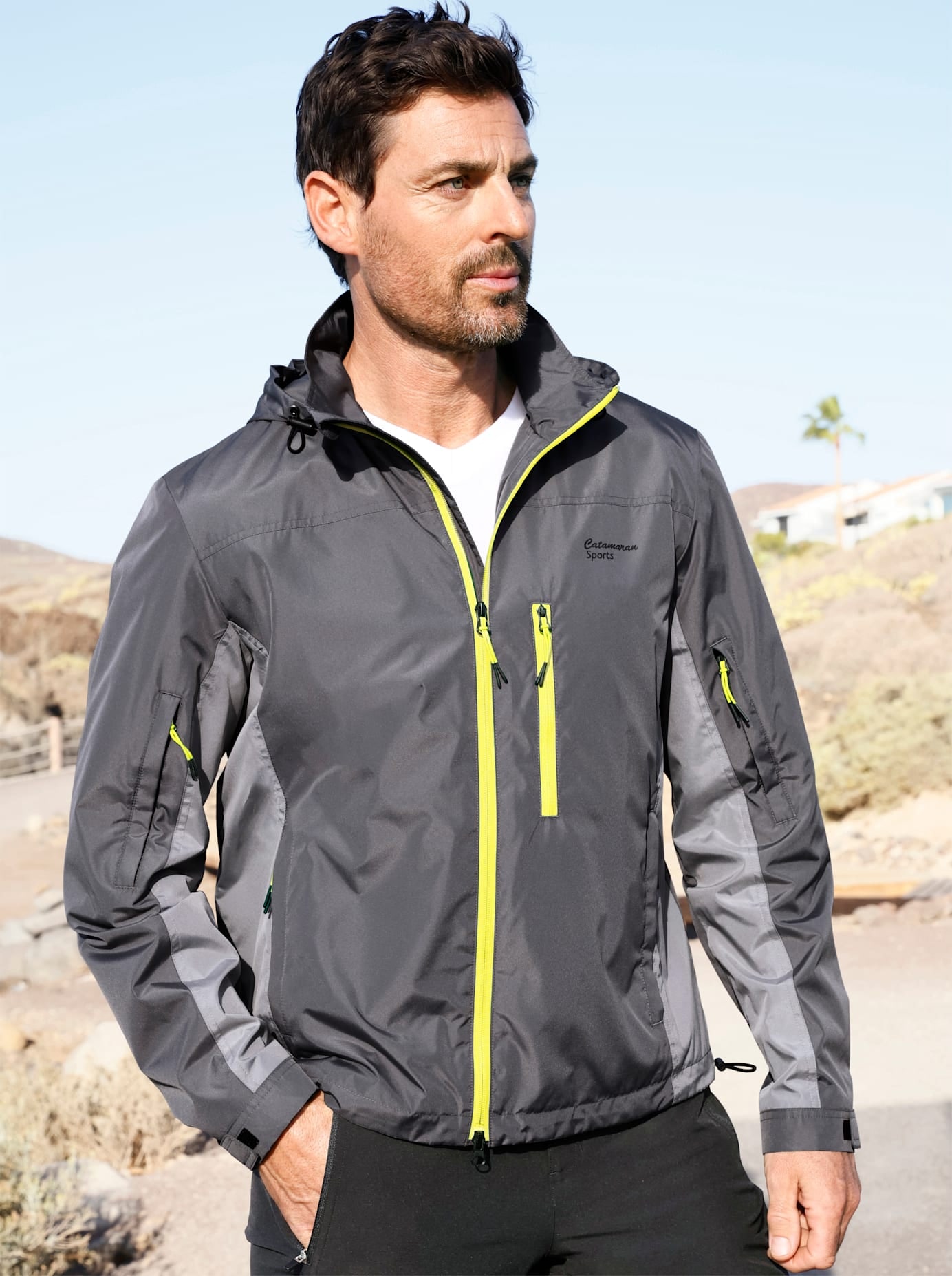 Catamaran Outdoorjacke, mit Kapuze günstig online kaufen