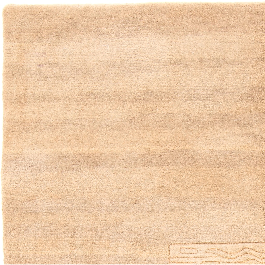 morgenland Wollteppich »Nepal - 202 x 141 cm - beige«, rechteckig