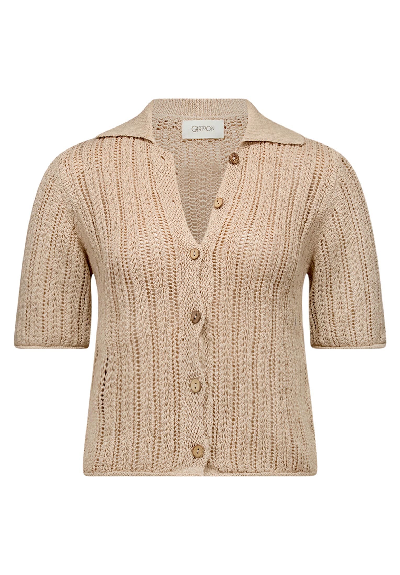 Cartoon Strickjacke »Strick, Damen mit Knopfleiste« 1