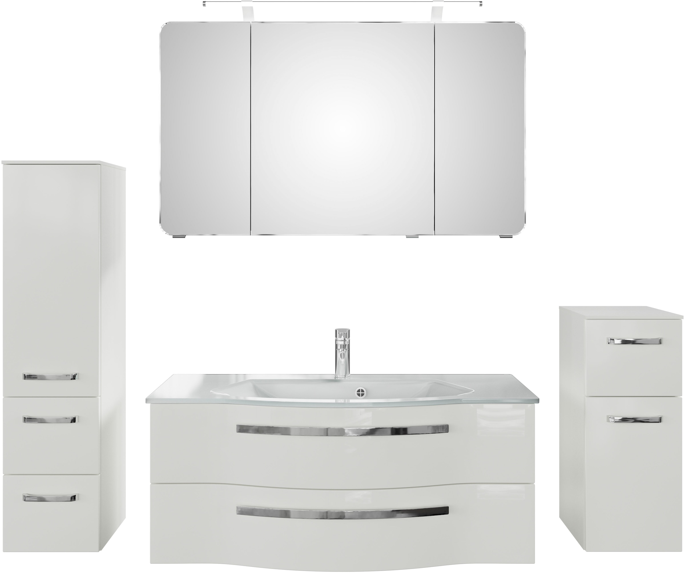 Saphir Badmöbel-Set "Serie 4005", (Set, 5 St.), Badmöbel-Set Serie 4005, vo günstig online kaufen