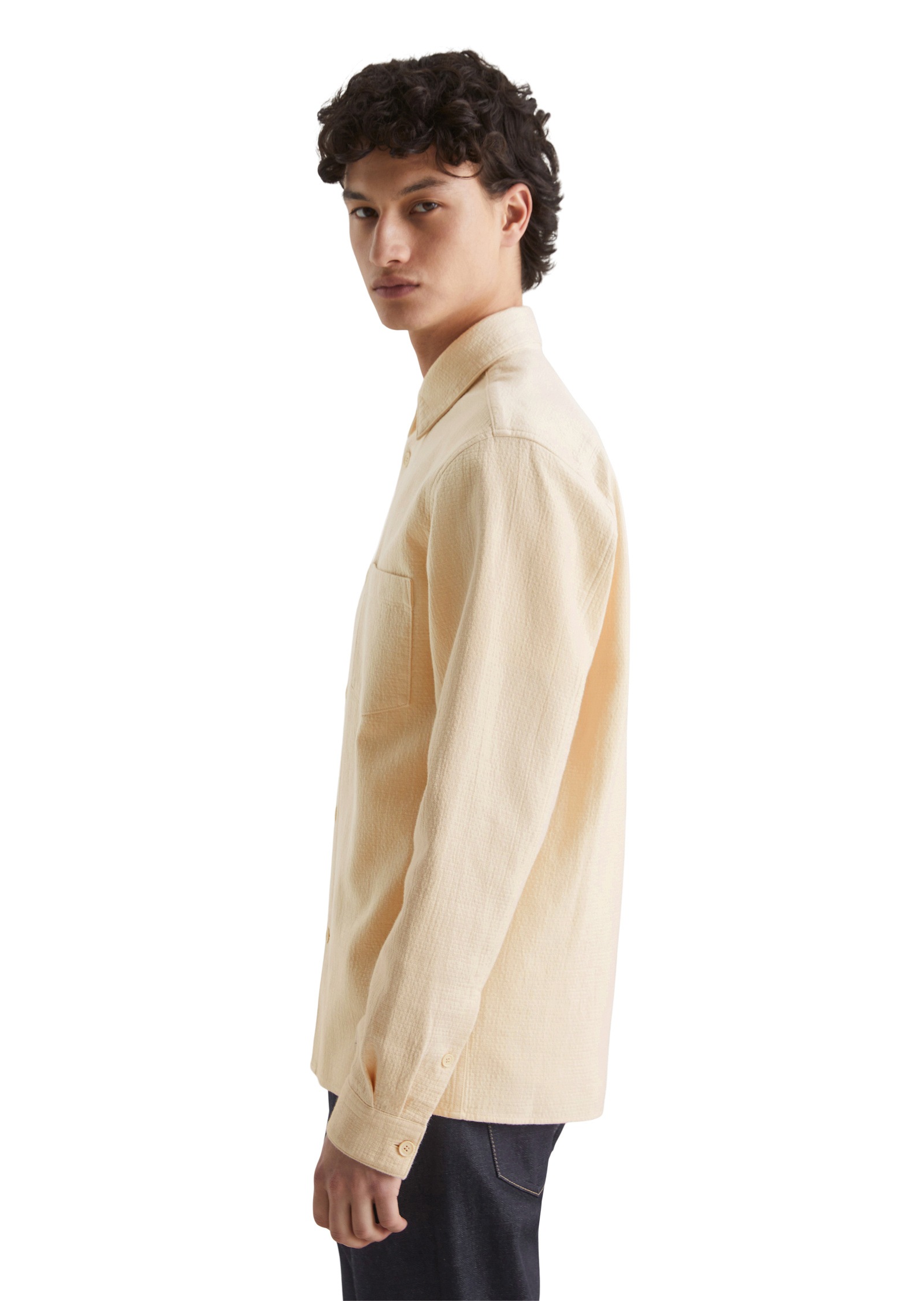 Marc O'Polo DENIM Langarmhemd »mit feiner Struktur«