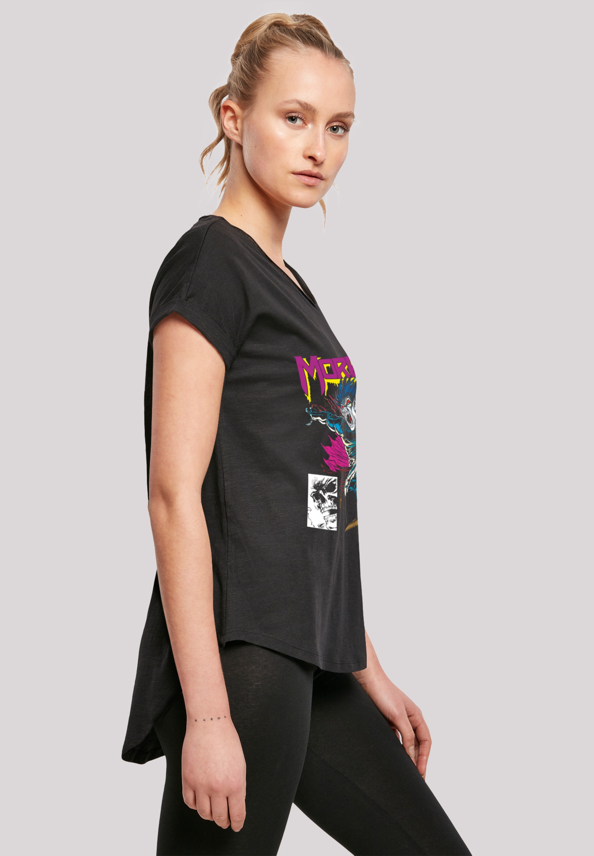 F4NT4STIC T-Shirt »Marvel Comics Morbius Midnight Sons«, Damen,Premium Merch,Lang,Longshirt,Logo Print