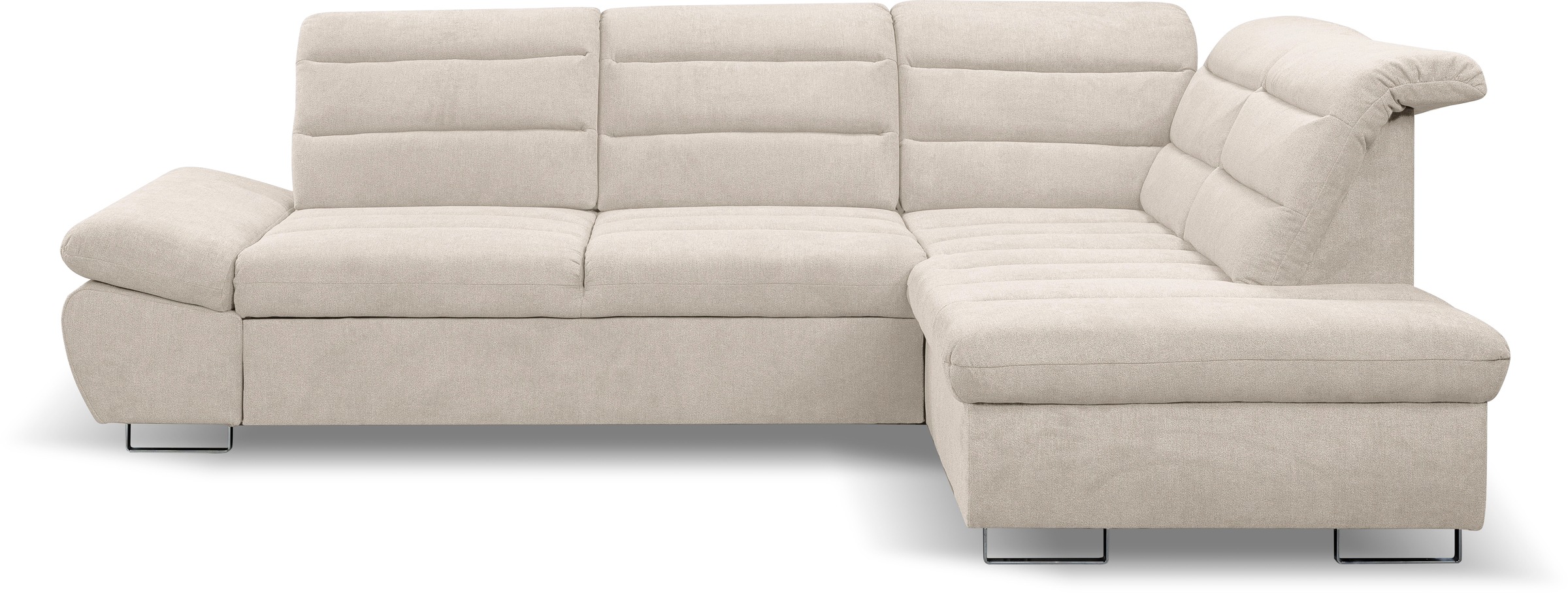 WERK2 Ecksofa "Roma L-Form", Sofa mit Schlaffunktion, Sitztiefenverstellung günstig online kaufen